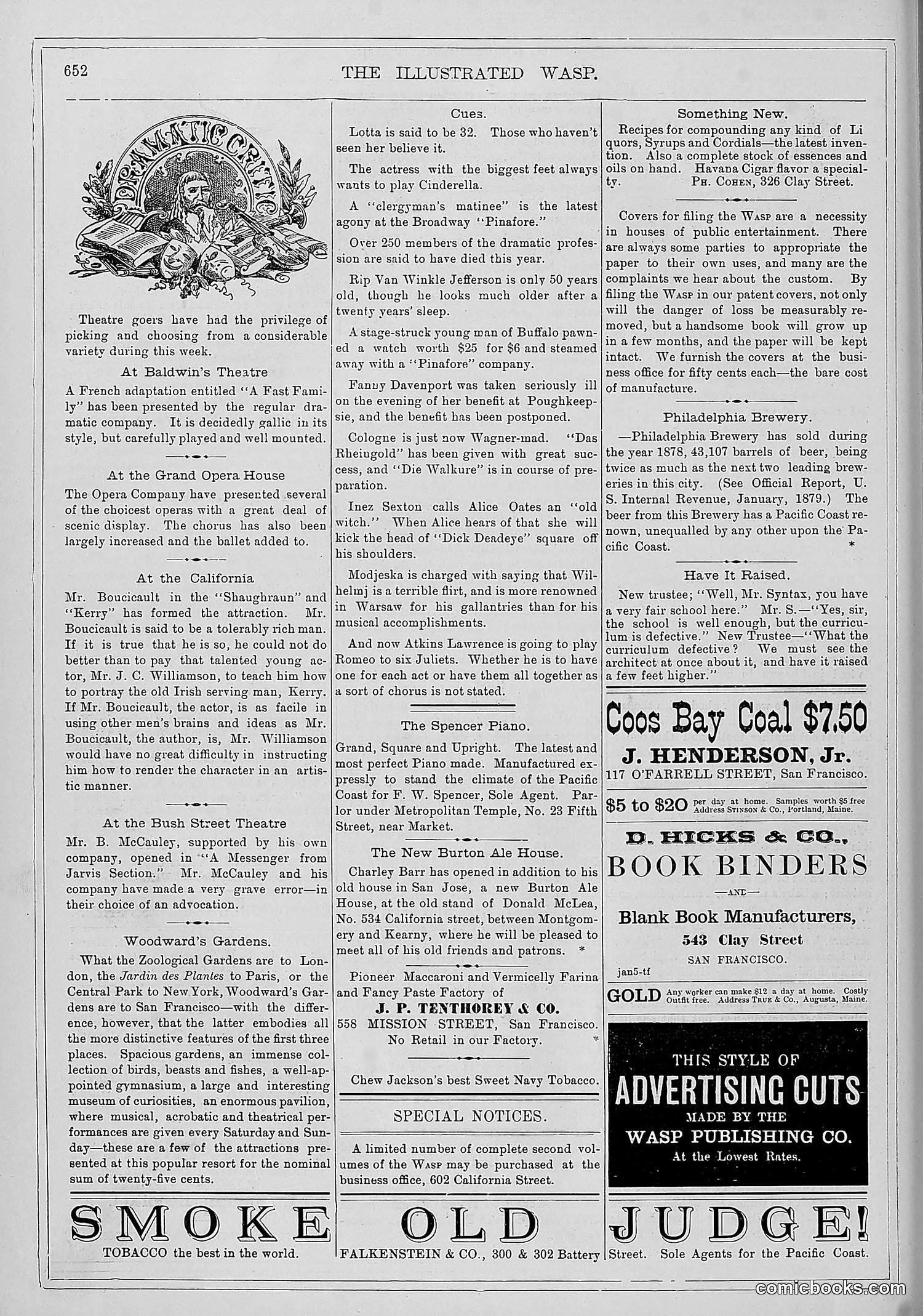 The Wasp — 1879 — page 303 of 486