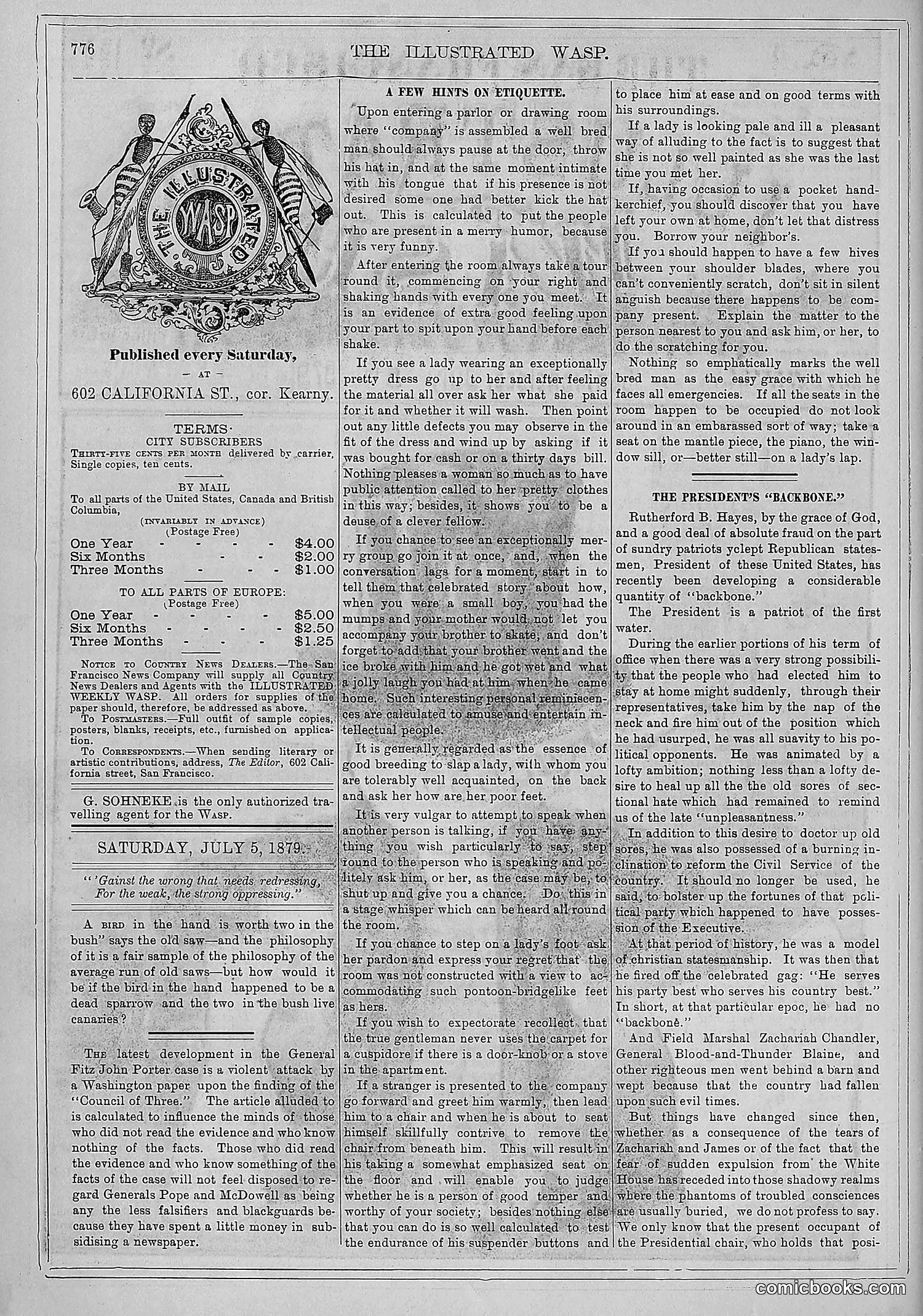 The Wasp — 1879 — page 425 of 486