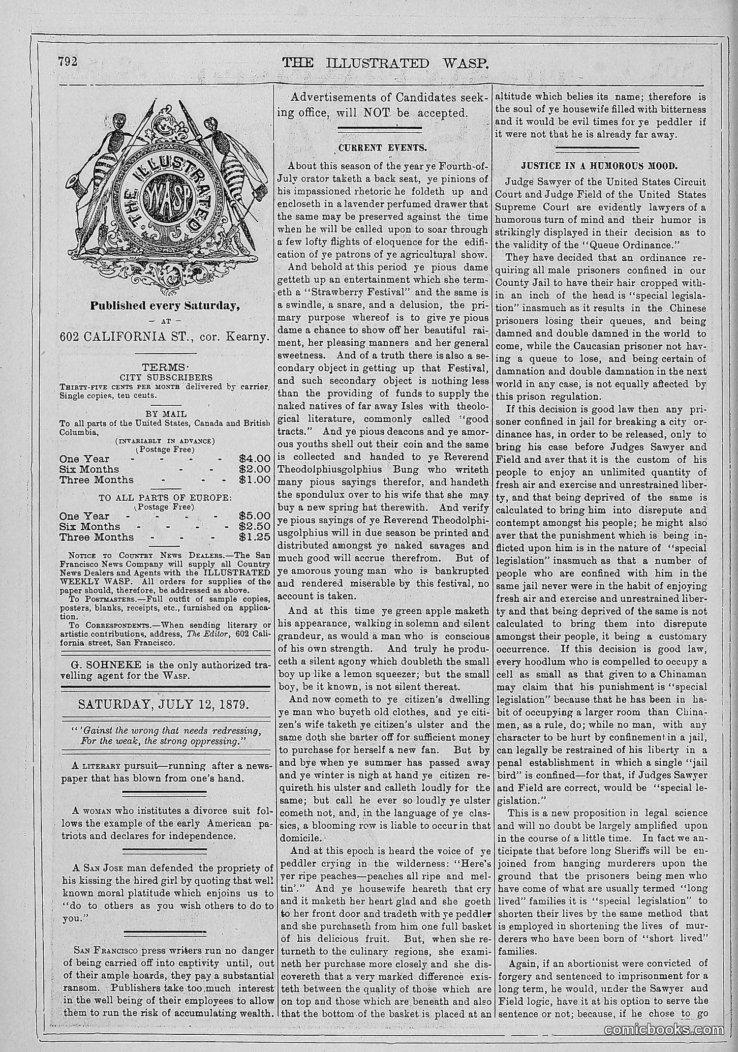 The Wasp — 1879 — page 441 of 486