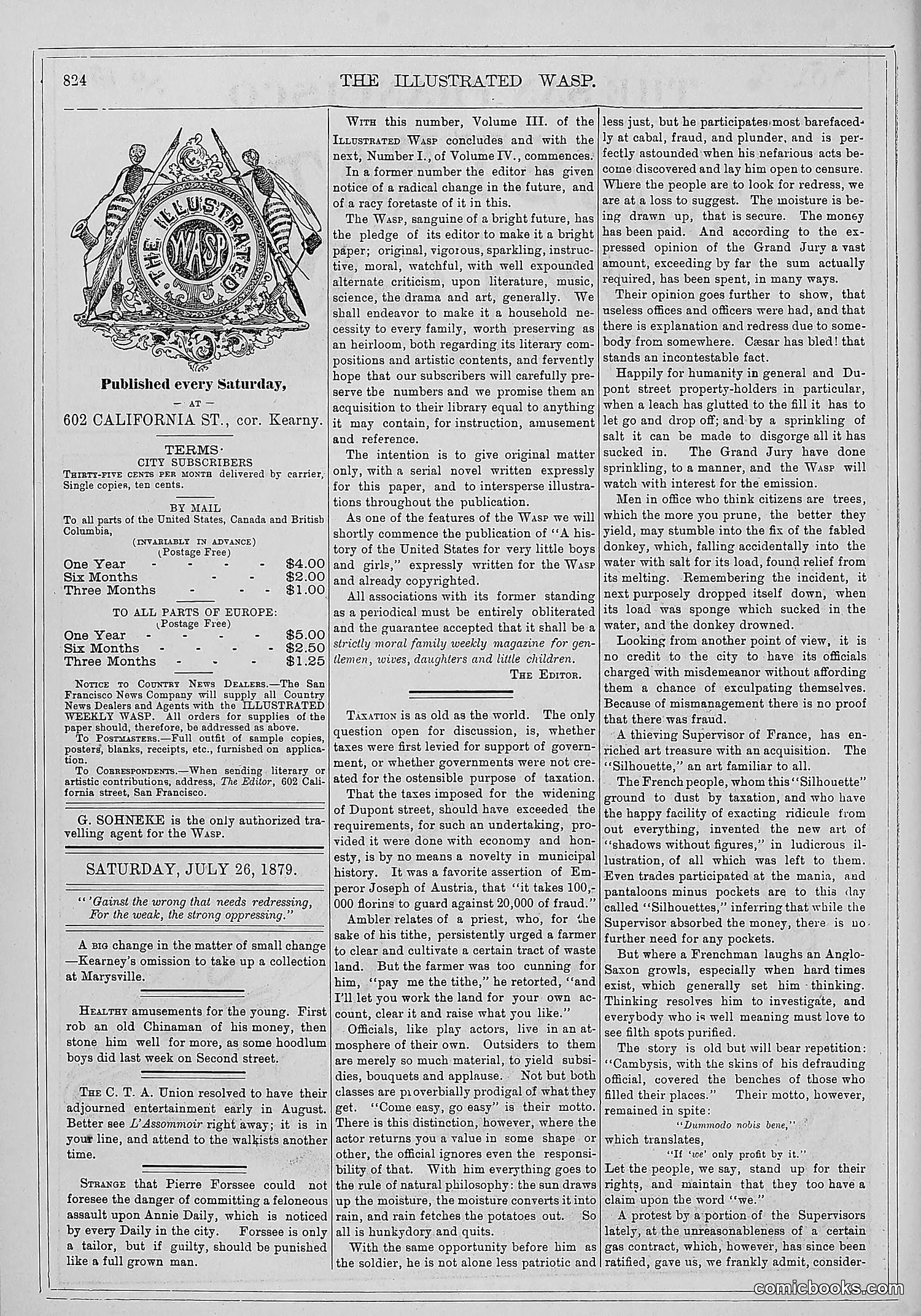 The Wasp — 1879 — page 469 of 486