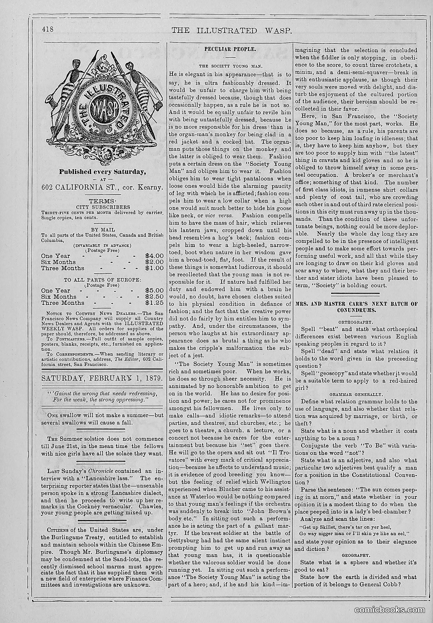 The Wasp — 1879 — page 73 of 486