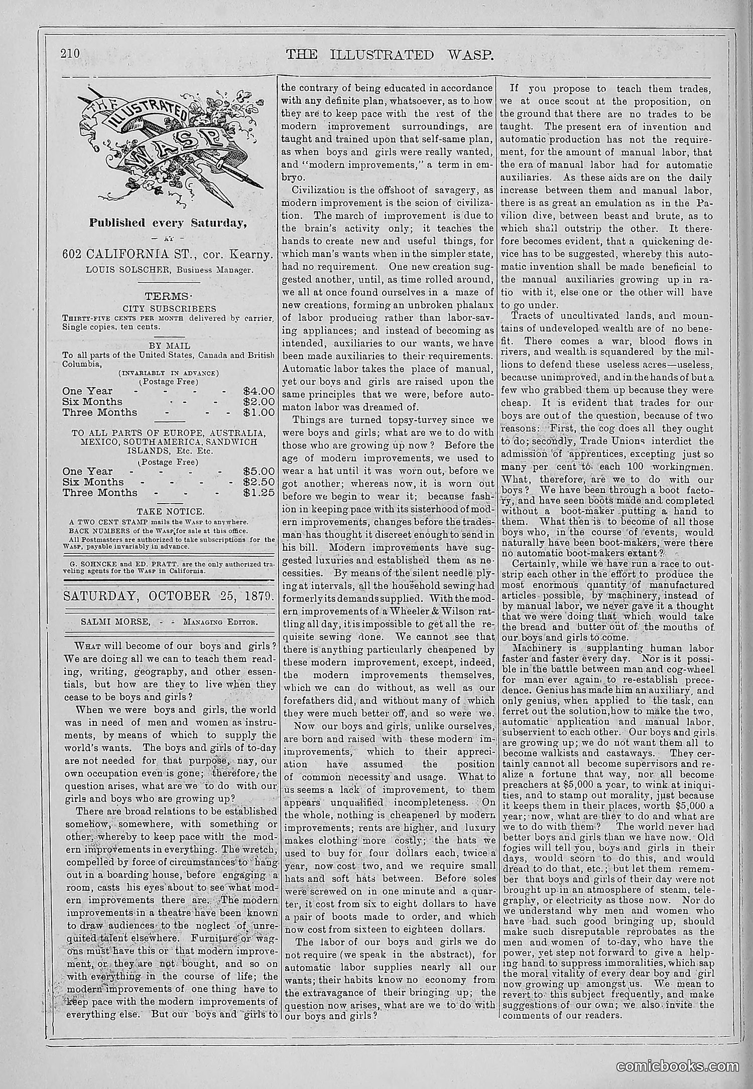 The Wasp — 1879 — page 205 of 846