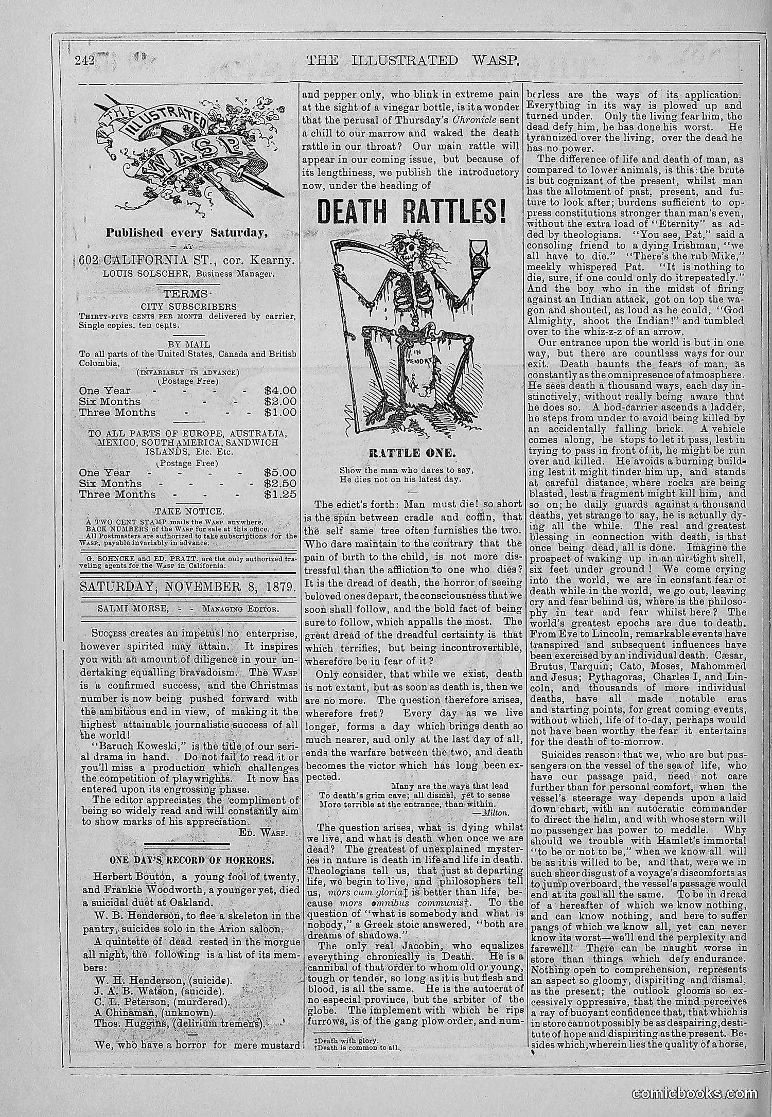 The Wasp — 1879 — page 237 of 846