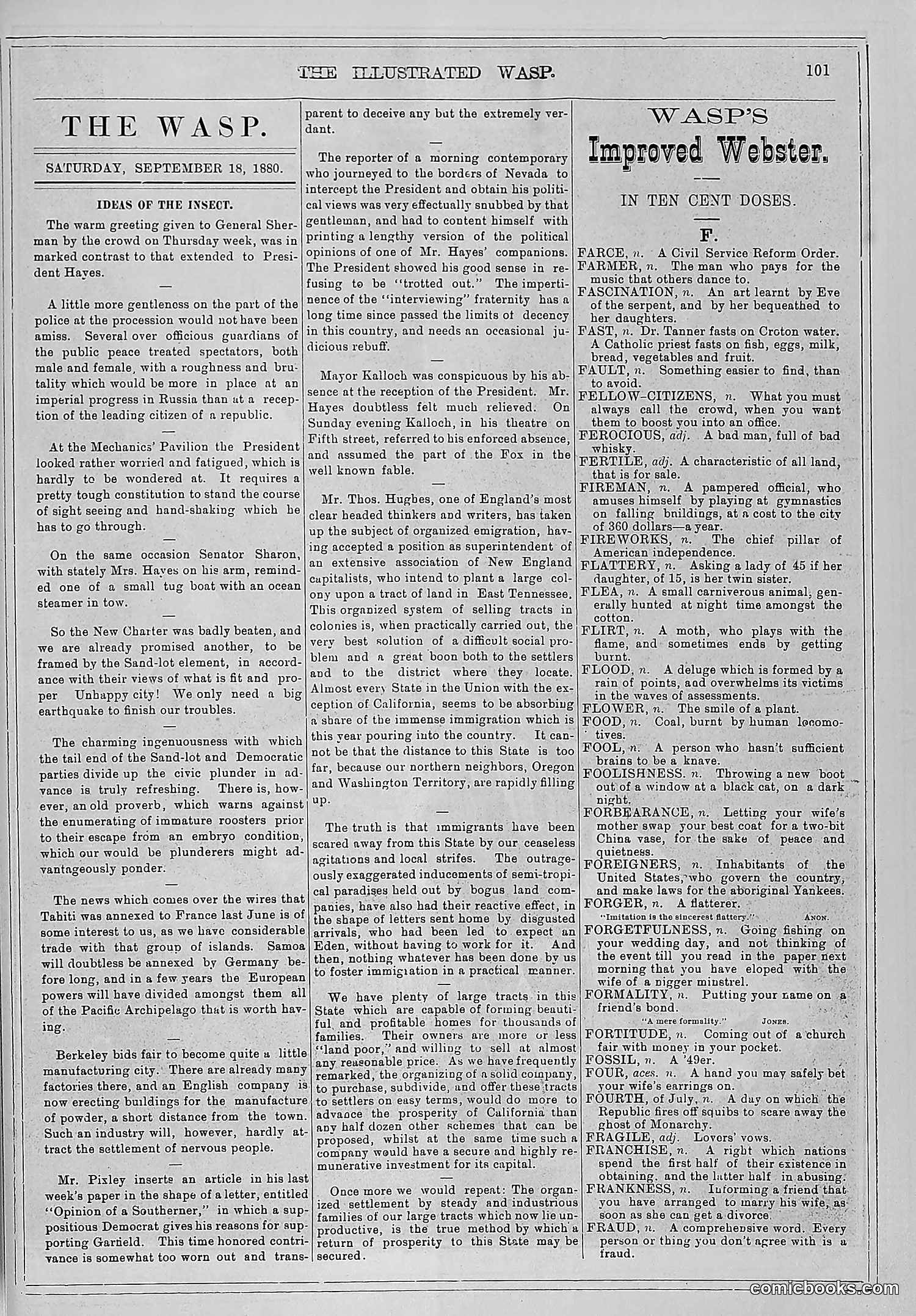 The Wasp — 1880 — page 108 of 352