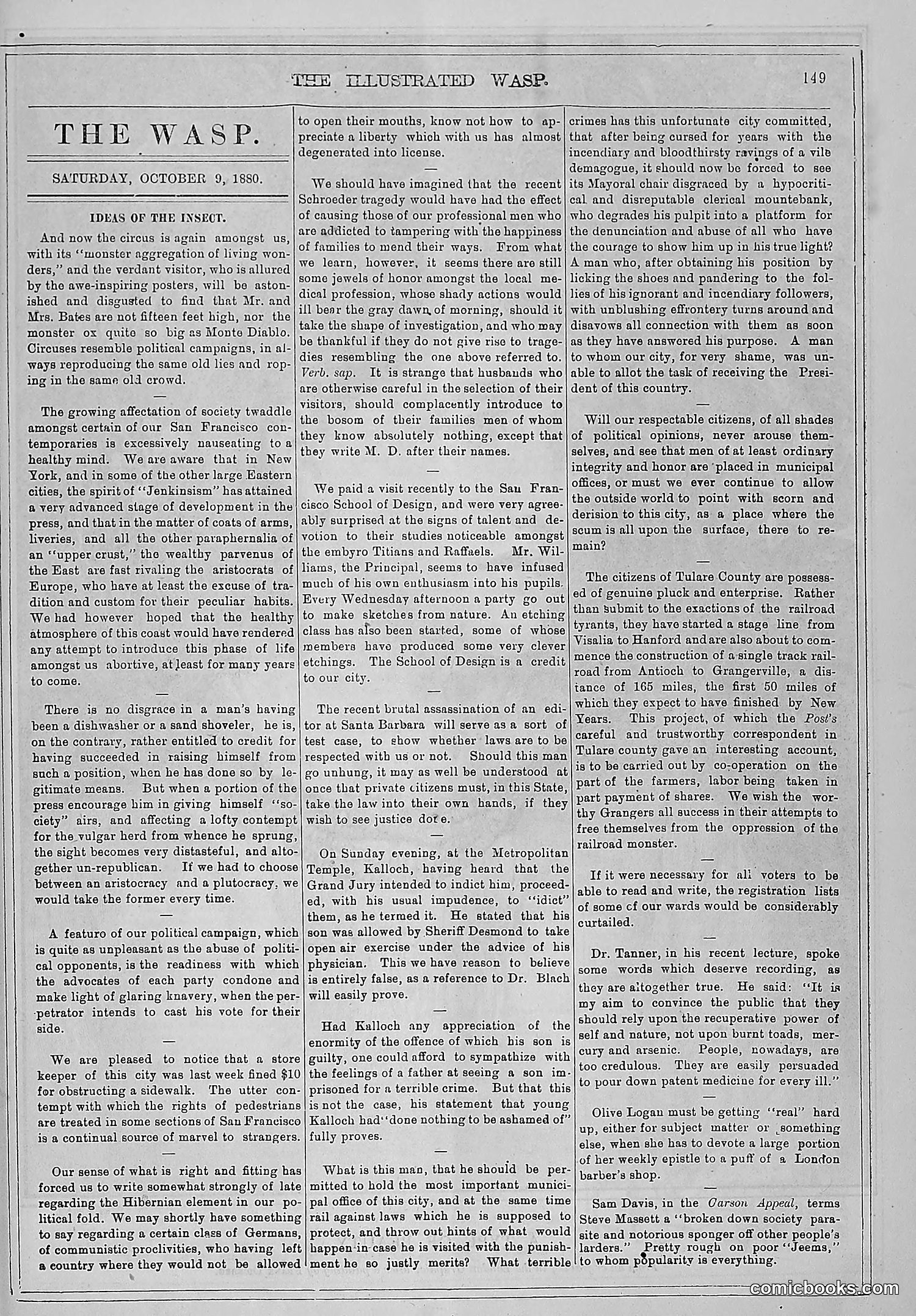 The Wasp — 1880 — page 156 of 352