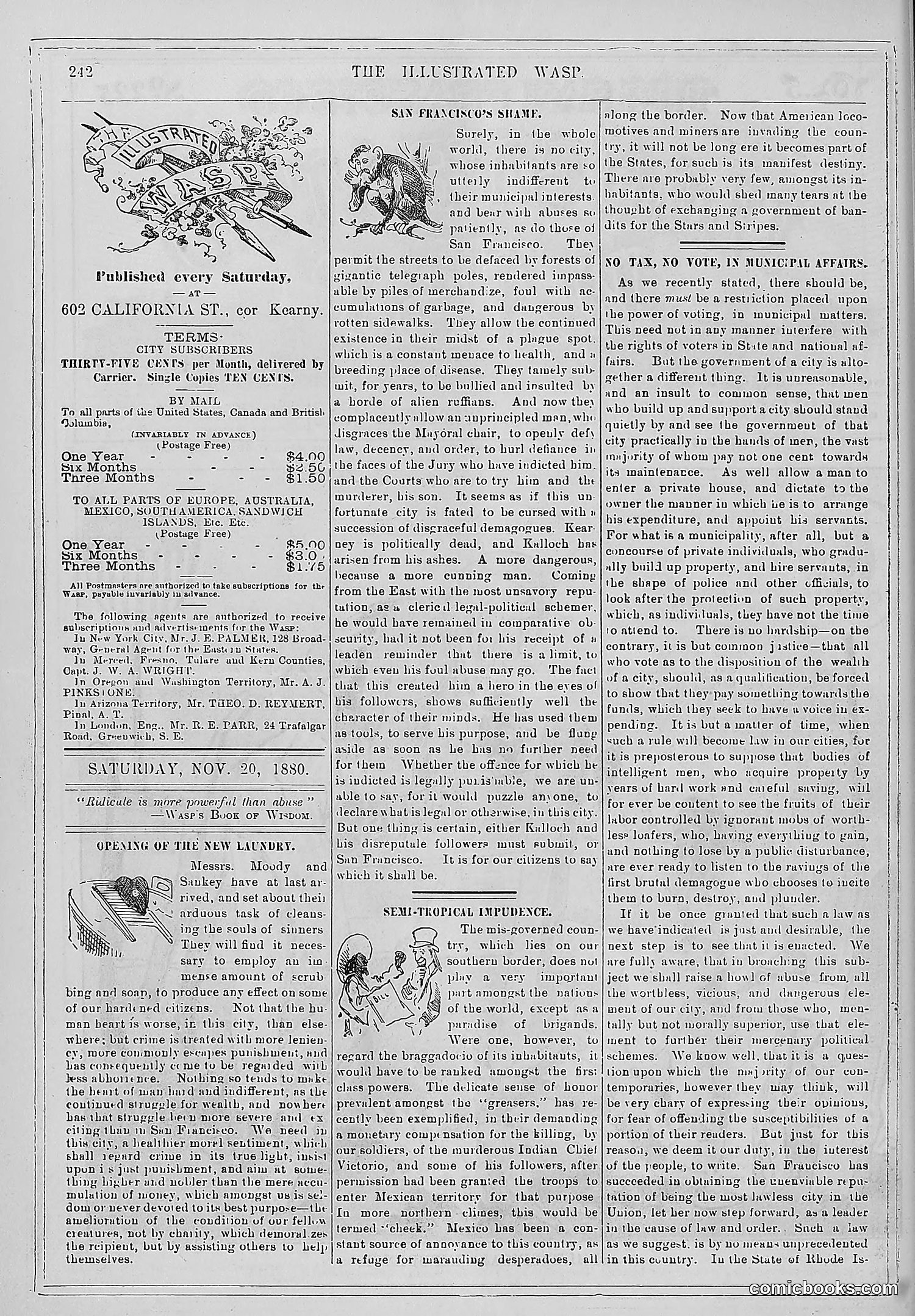 The Wasp — 1880 — page 249 of 352