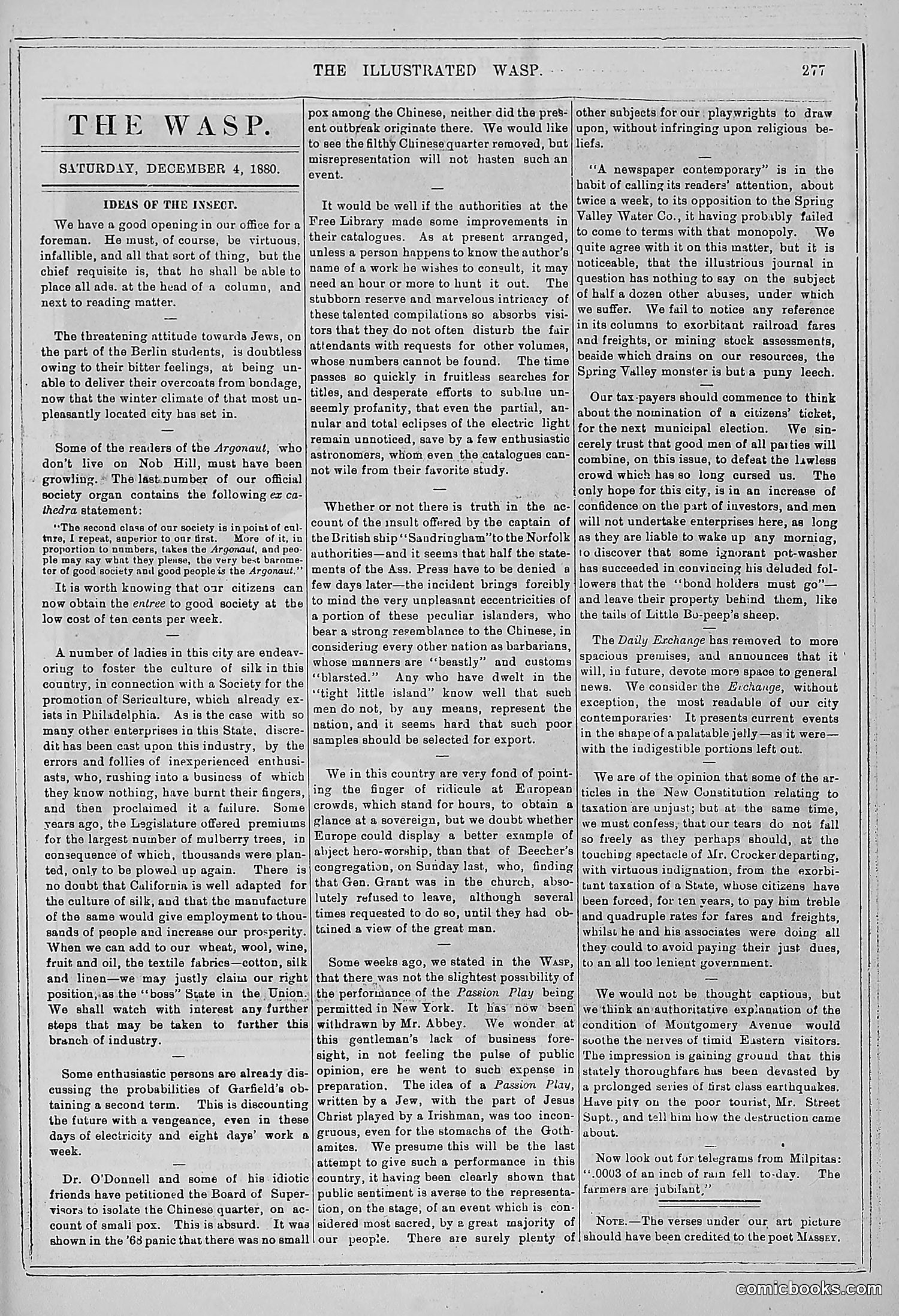 The Wasp — 1880 — page 284 of 352