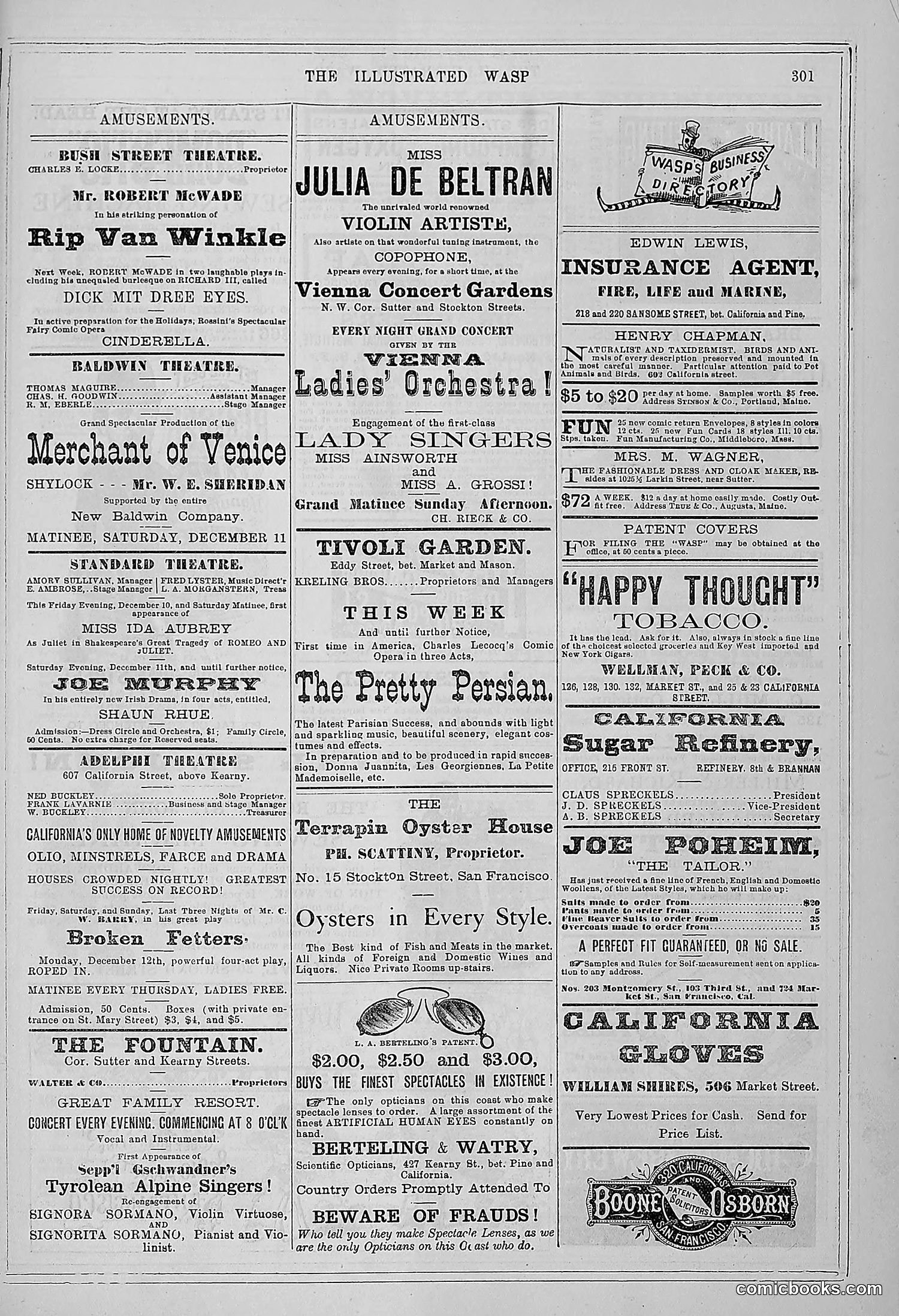 The Wasp — 1880 — page 308 of 352