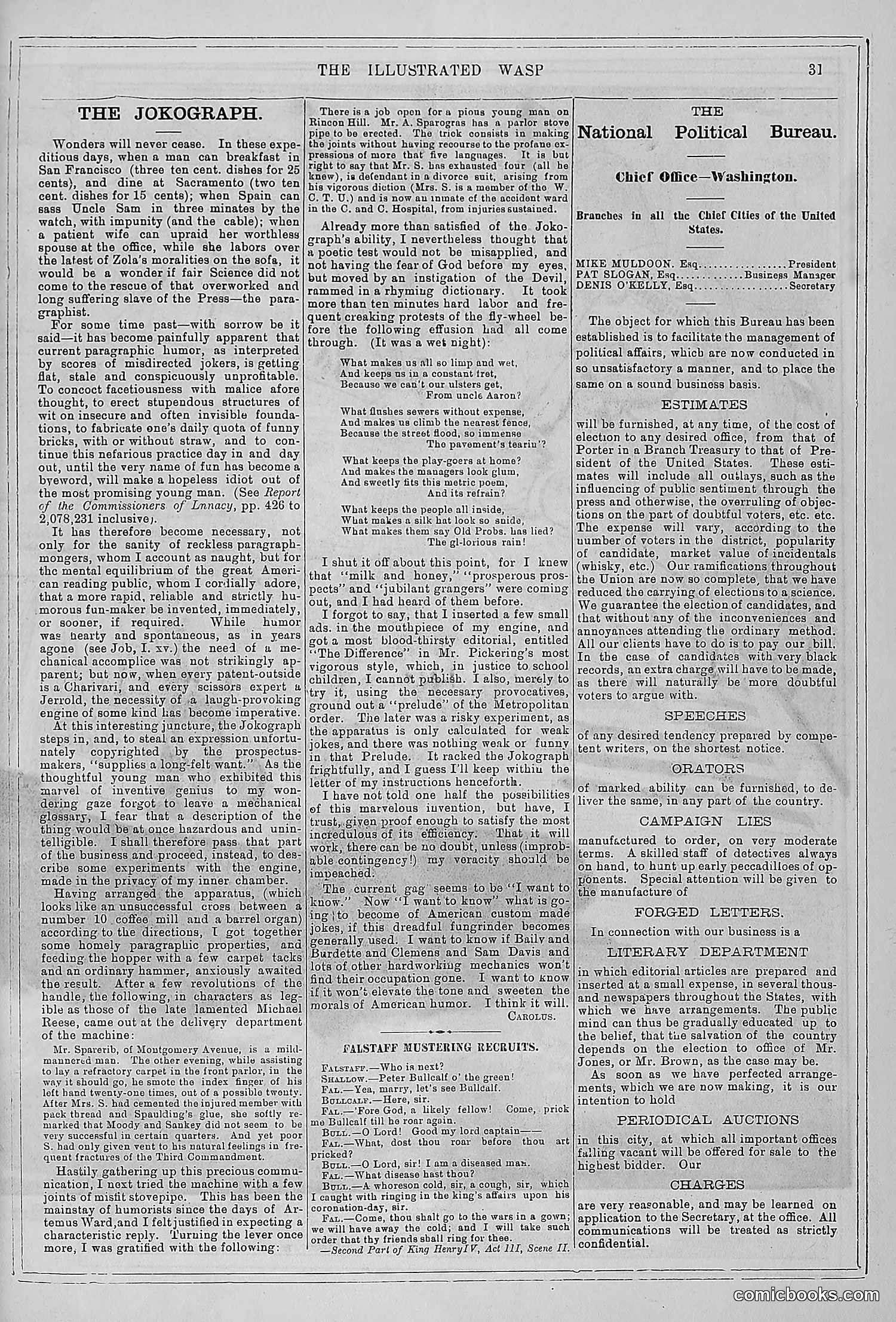 The Wasp — 1880 — page 318 of 352