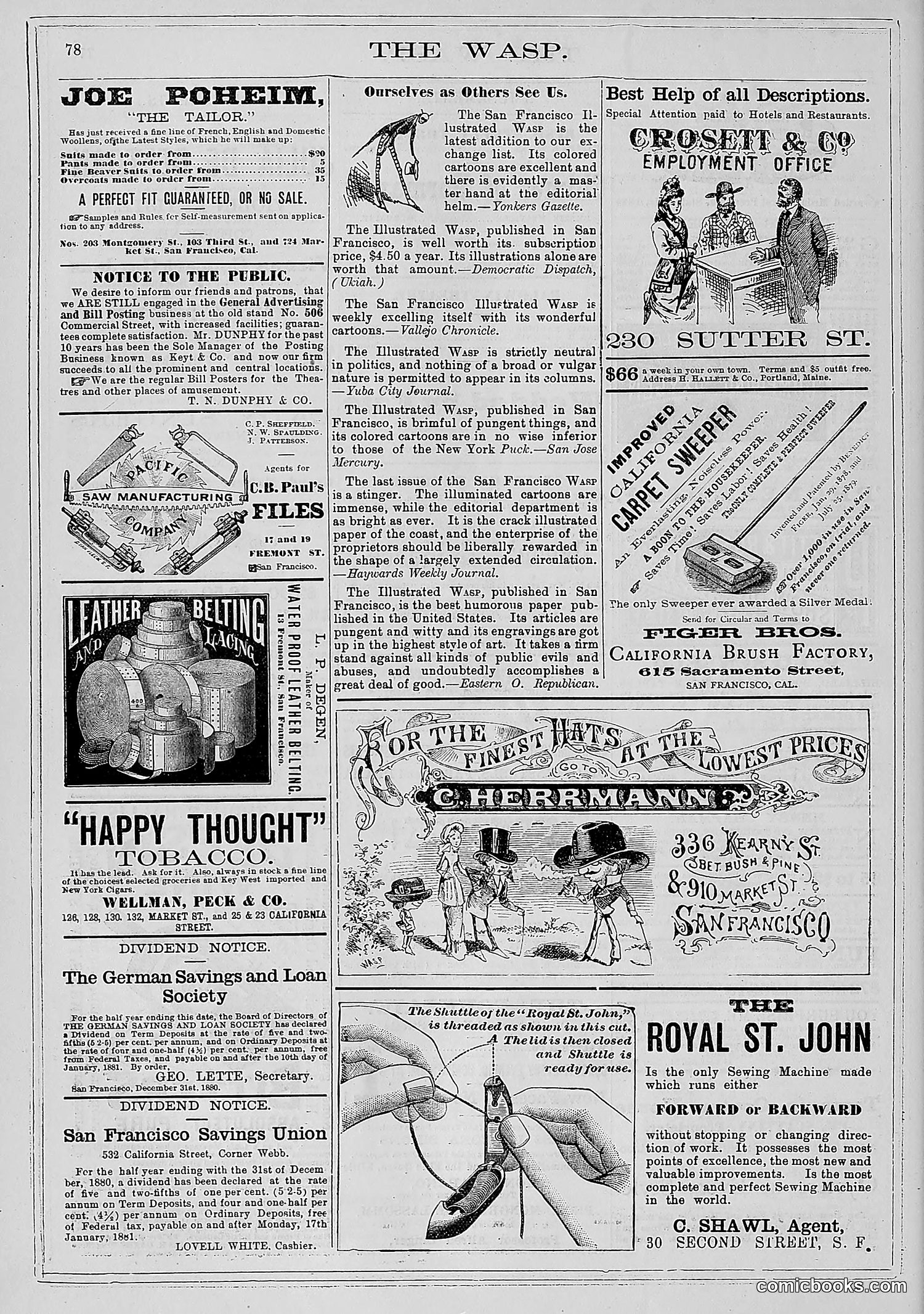 The Wasp — 1881 — page 103 of 532