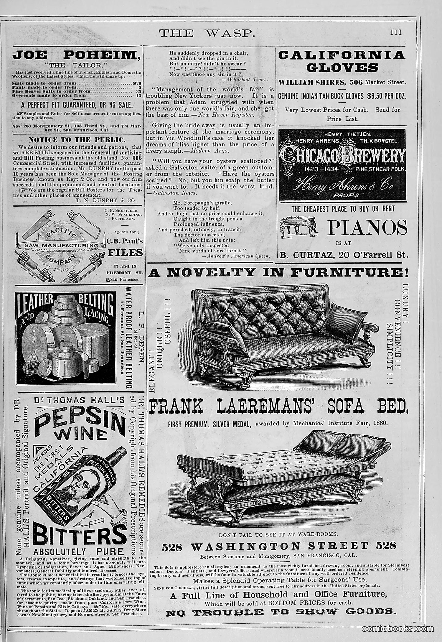 The Wasp — 1881 — page 144 of 532