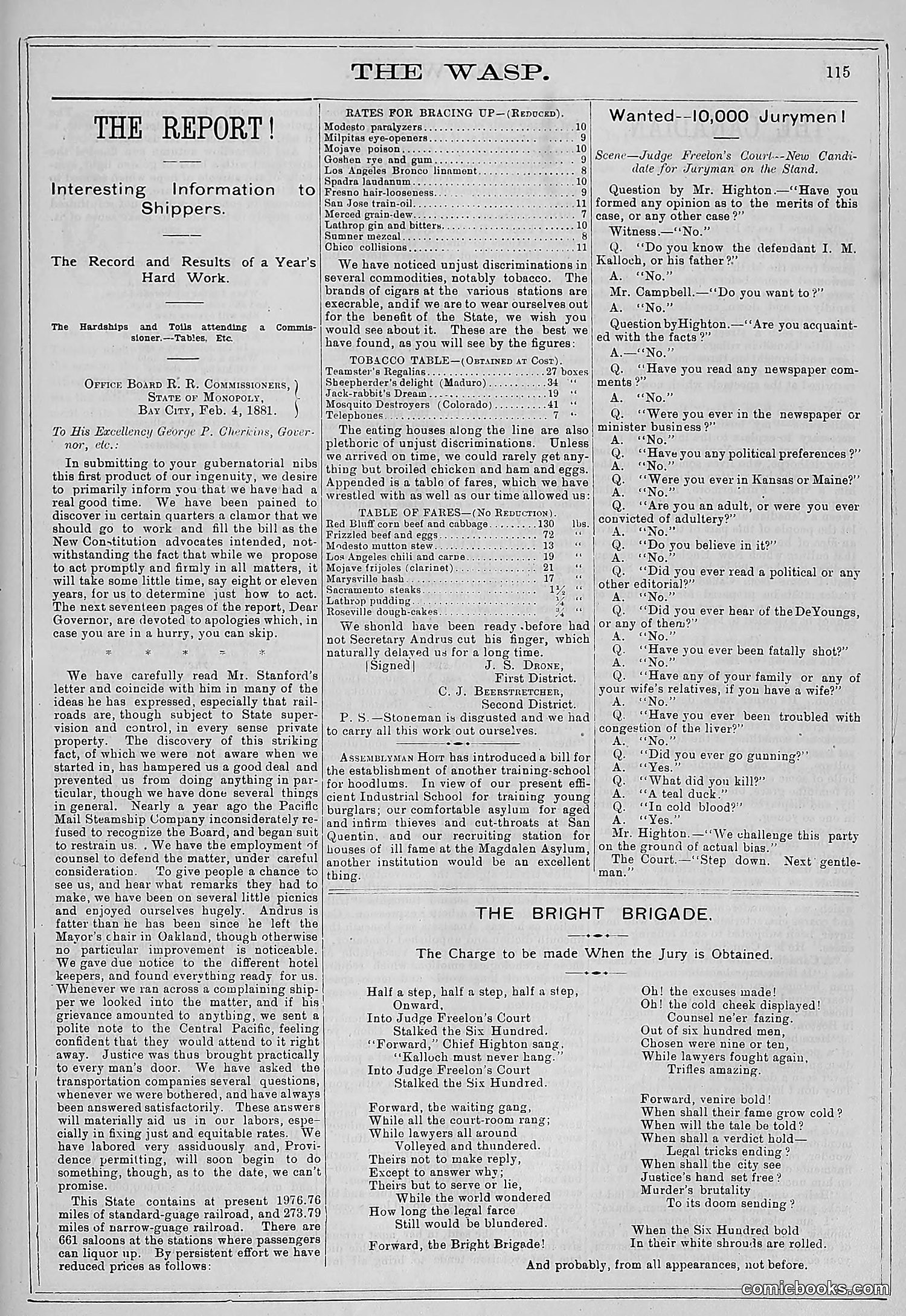 The Wasp — 1881 — page 152 of 532