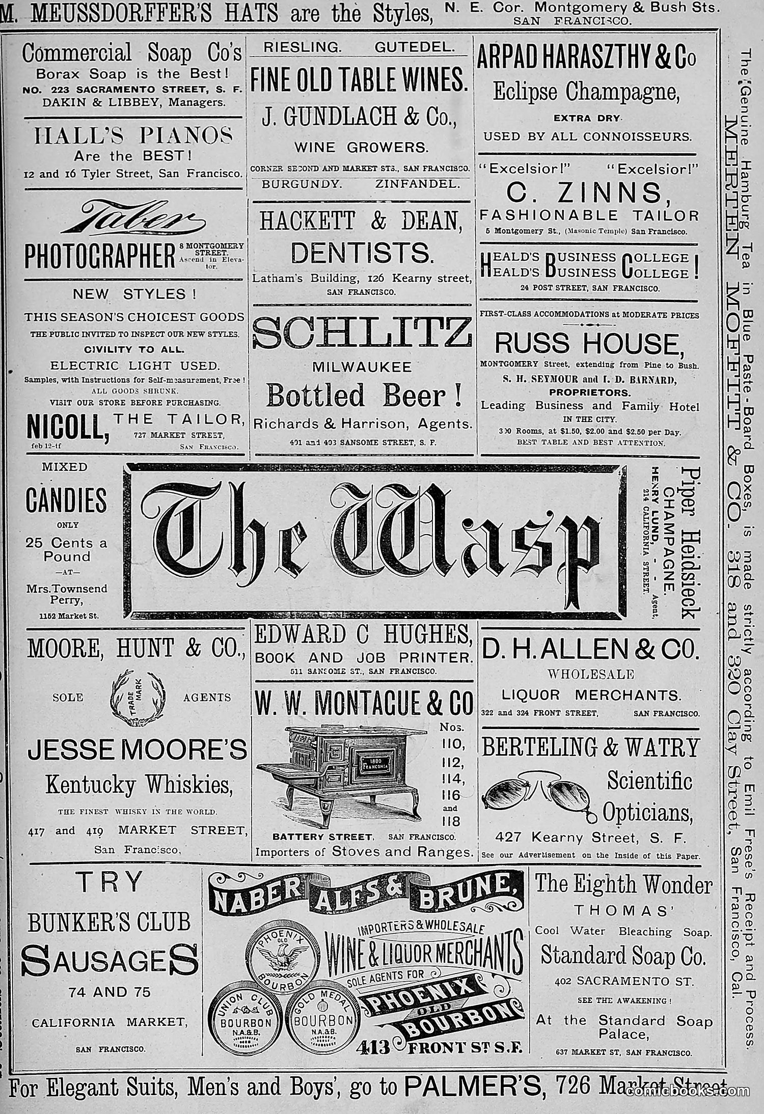 The Wasp — 1881 — page 168 of 532