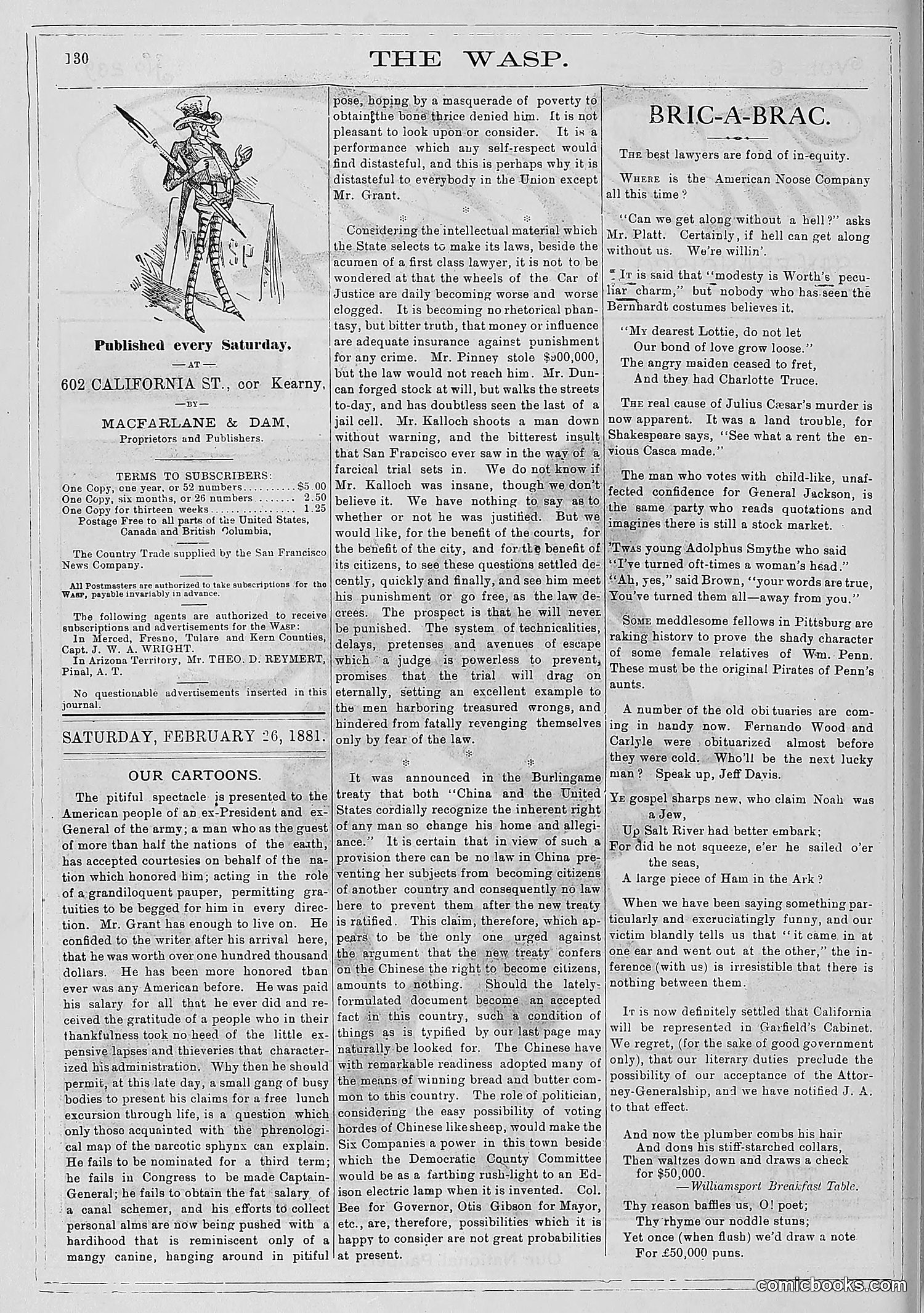 The Wasp — 1881 — page 171 of 532