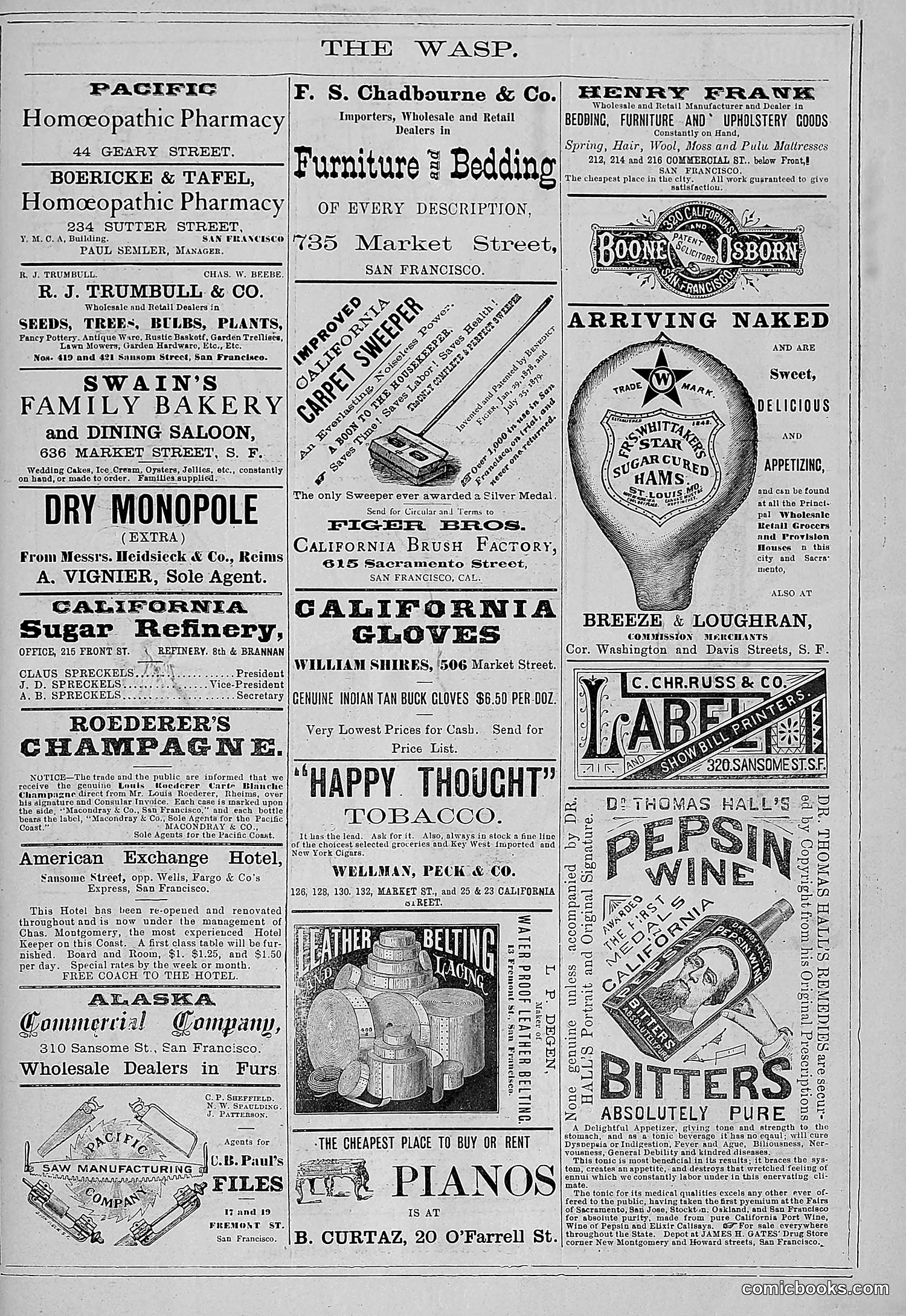 The Wasp — 1881 — page 186 of 532