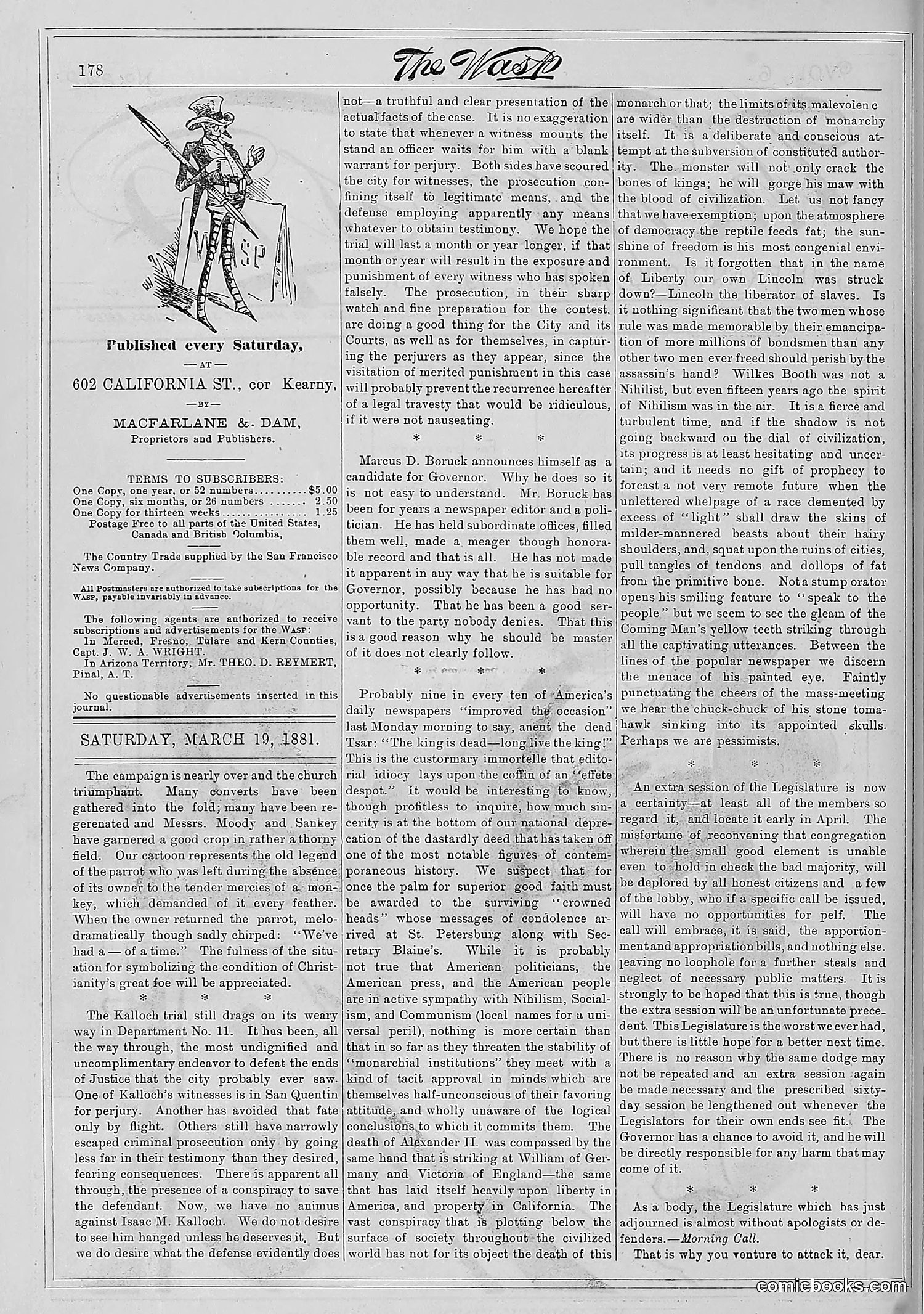 The Wasp — 1881 — page 231 of 532