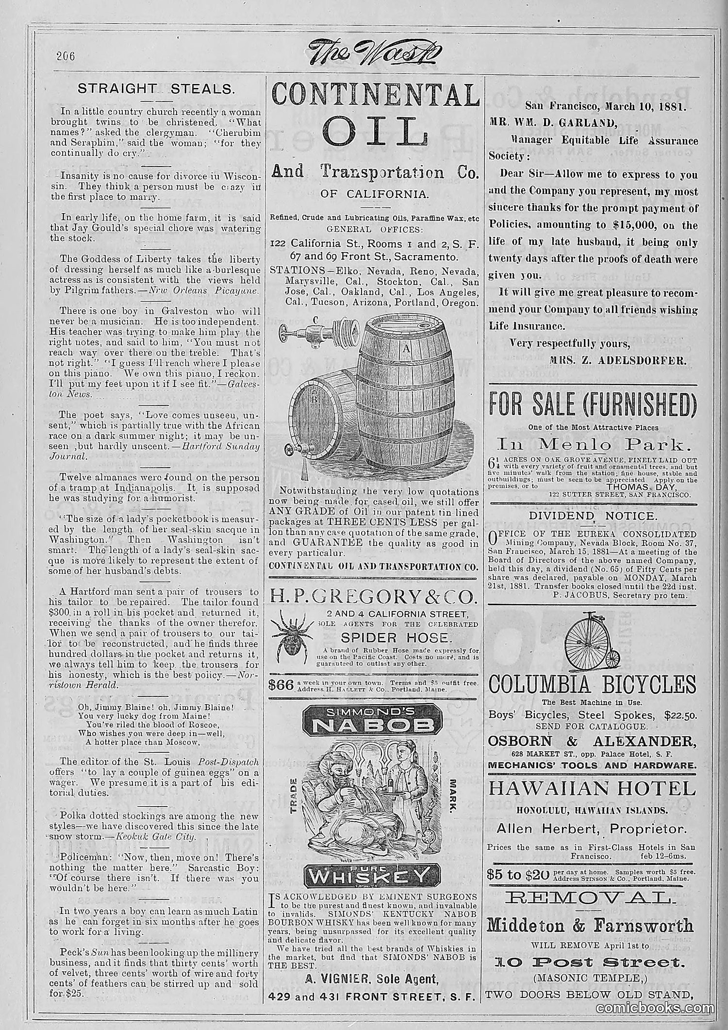 The Wasp — 1881 — page 263 of 532