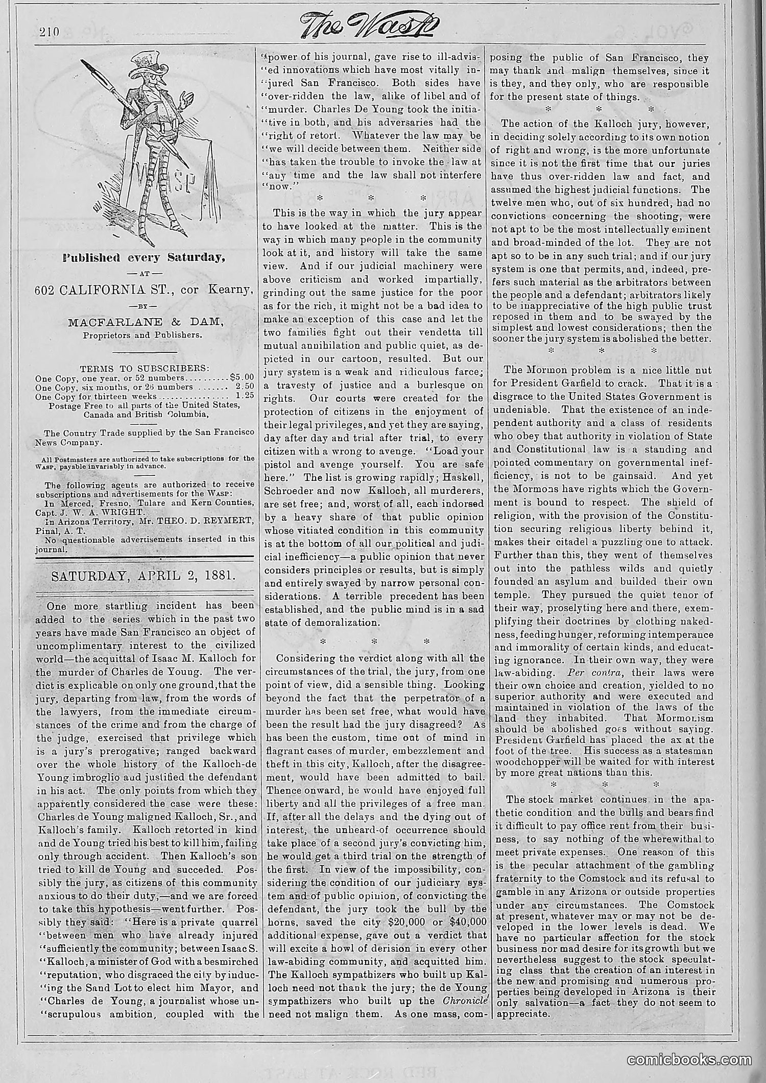 The Wasp — 1881 — page 271 of 532