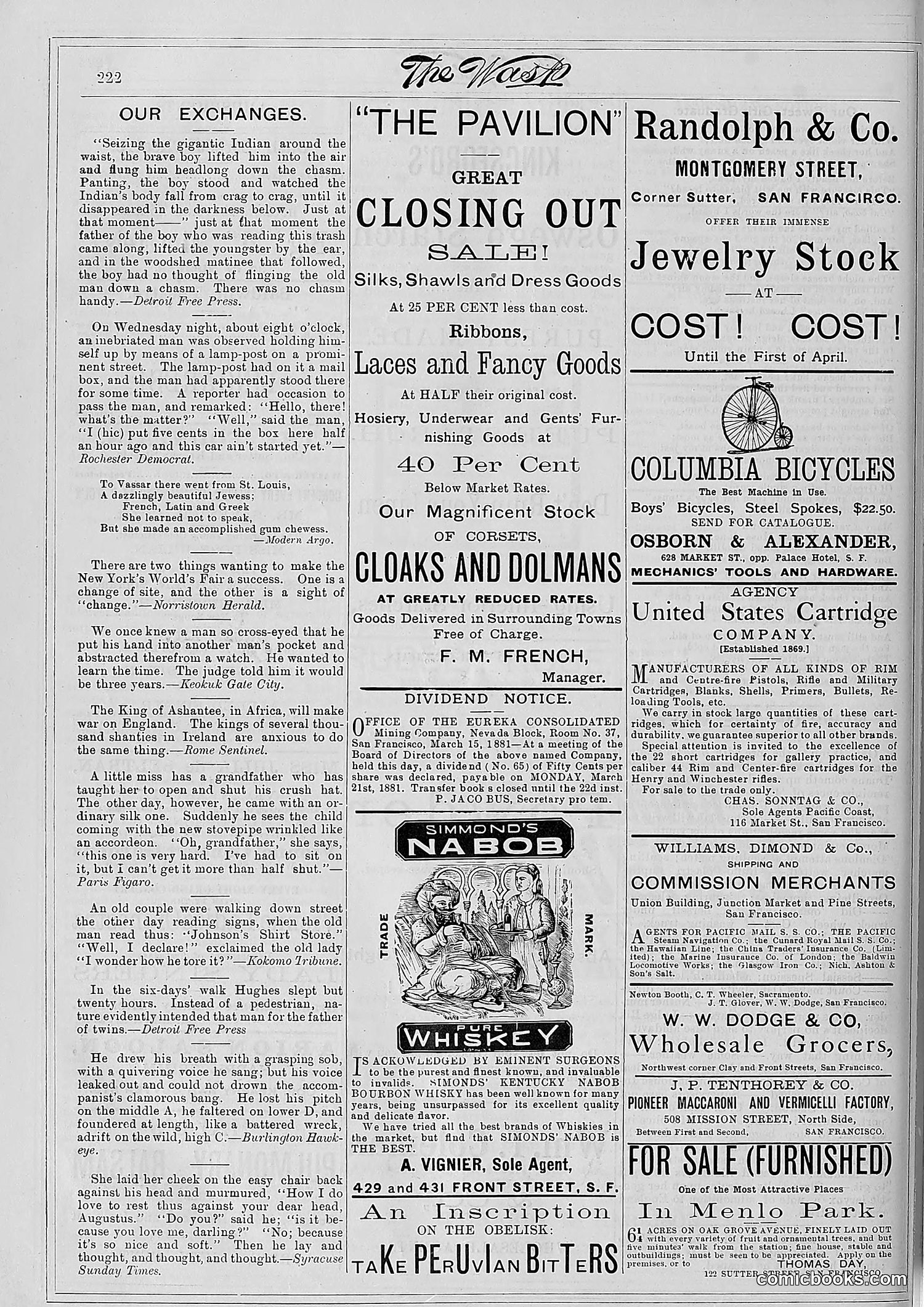 The Wasp — 1881 — page 283 of 532