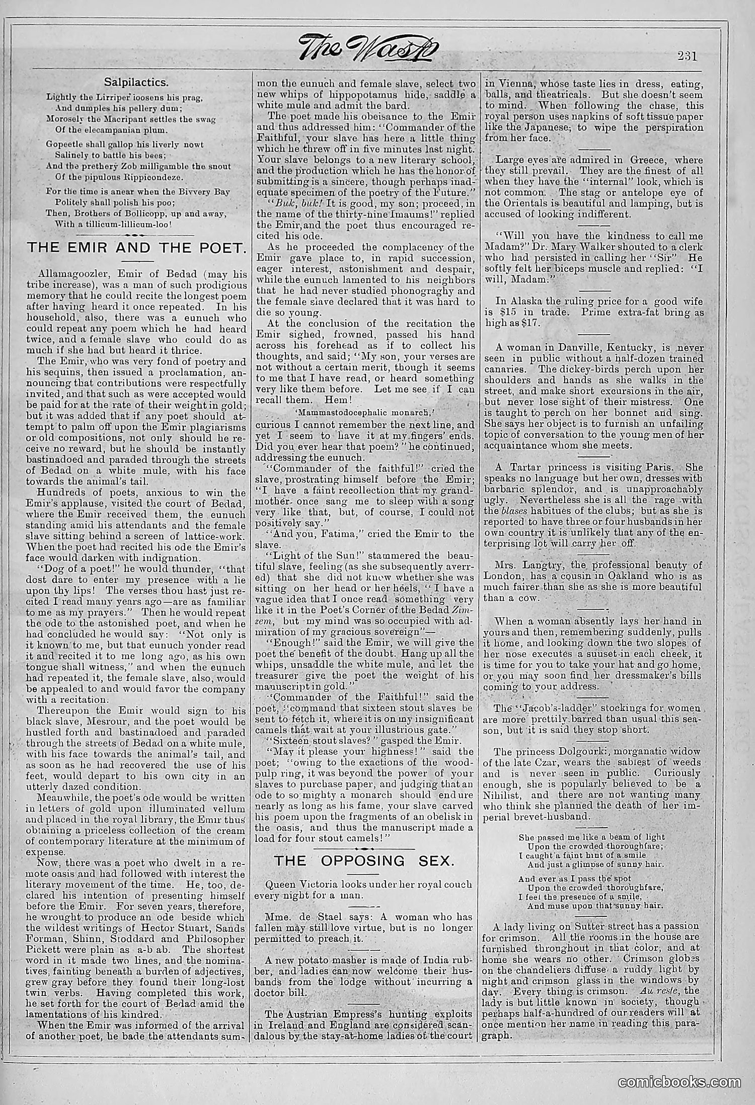 The Wasp — 1881 — page 296 of 532