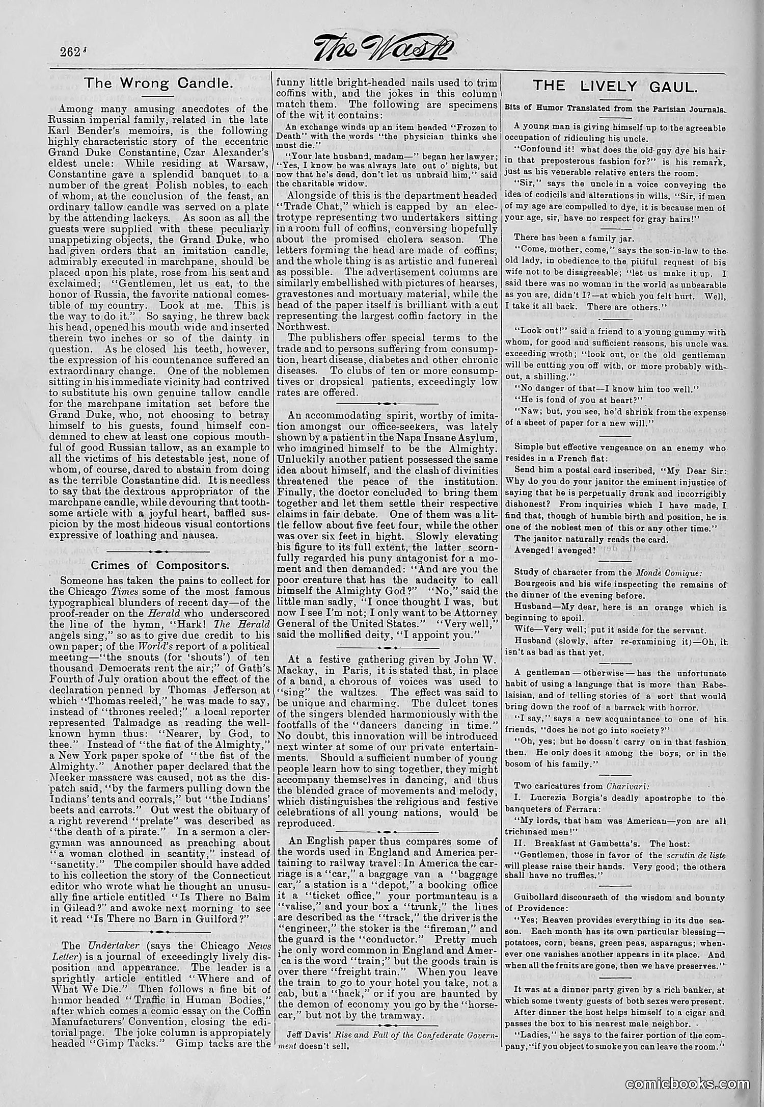 The Wasp — 1881 — page 335 of 532