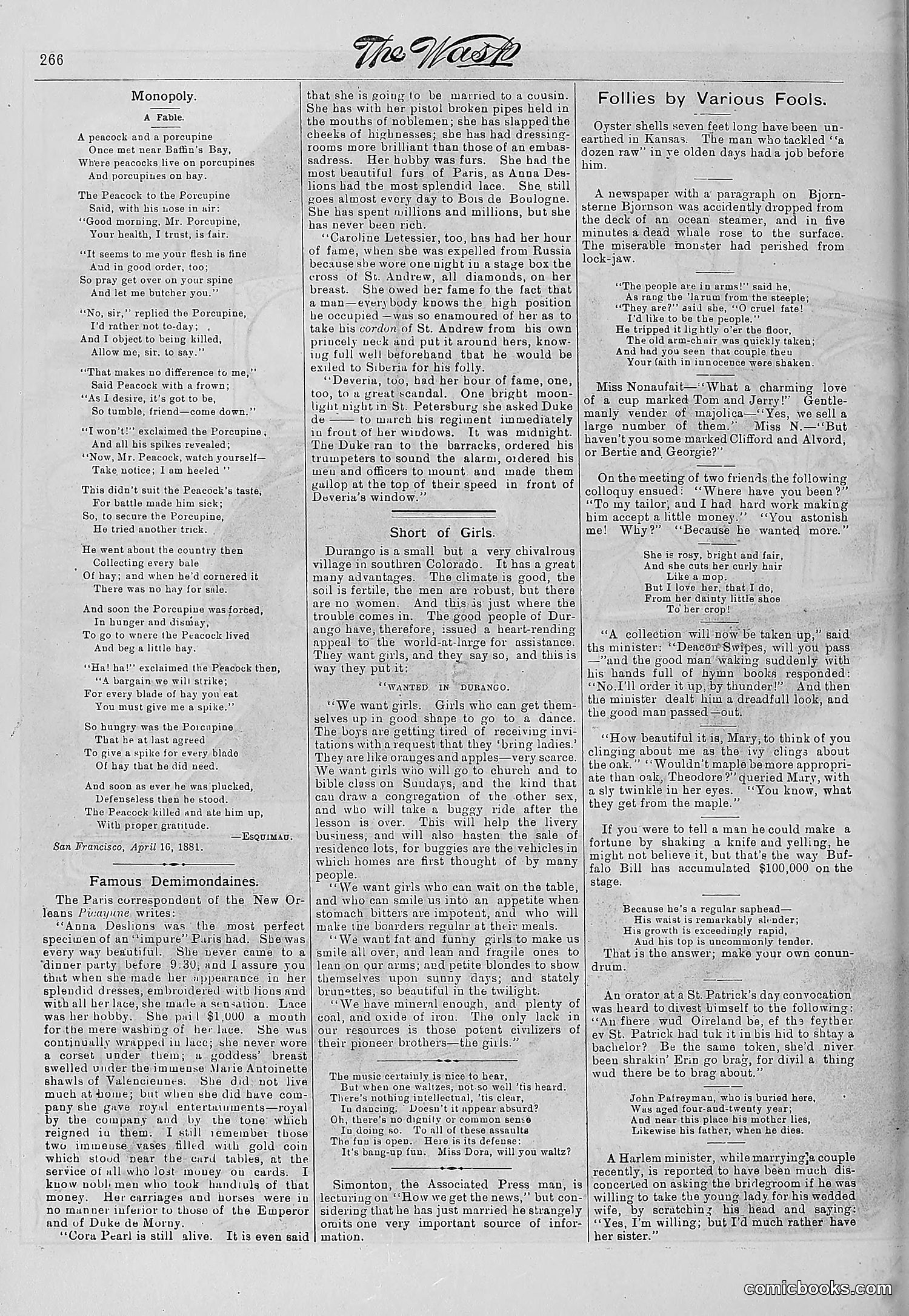 The Wasp — 1881 — page 339 of 532