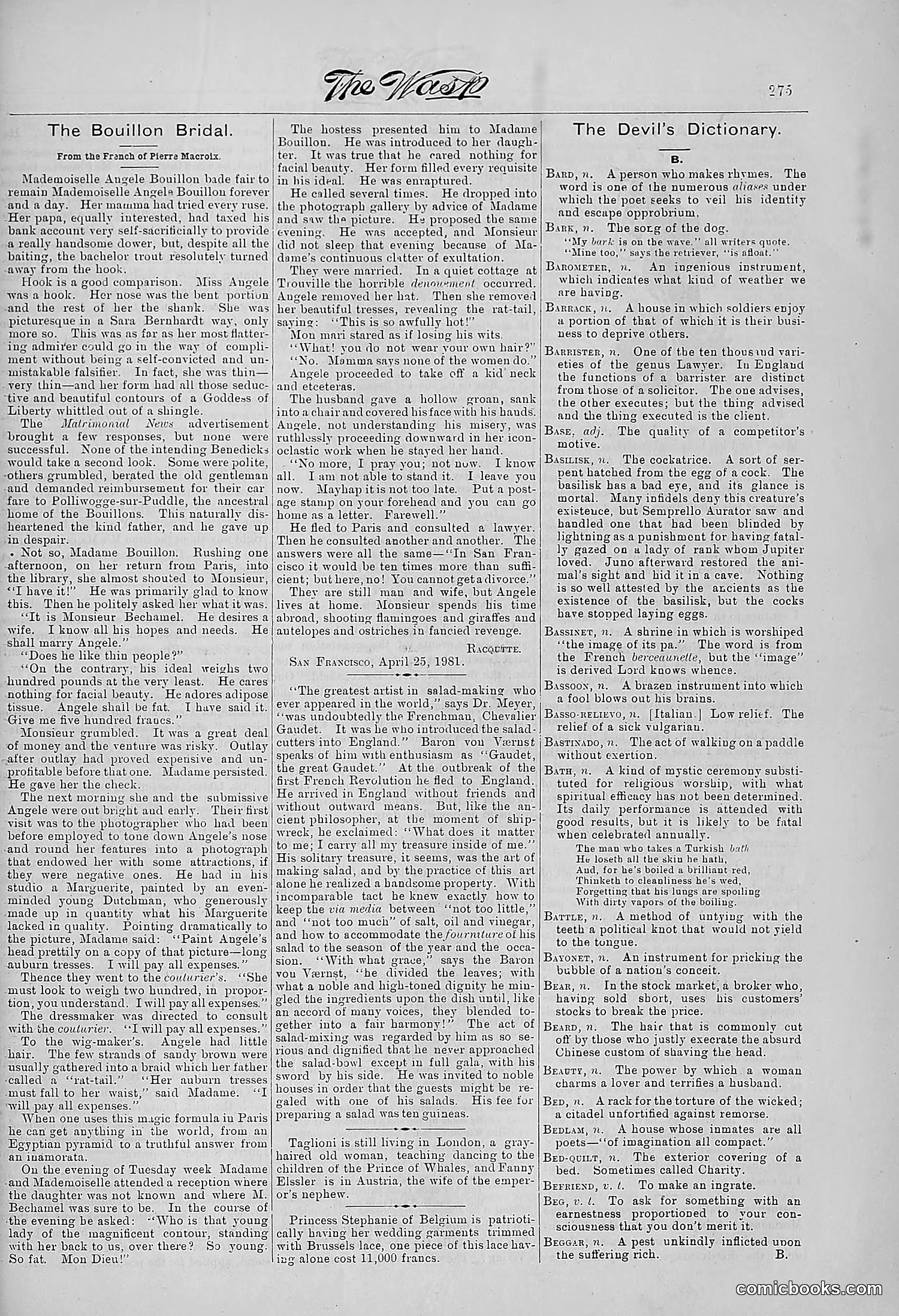 The Wasp — 1881 — page 352 of 532