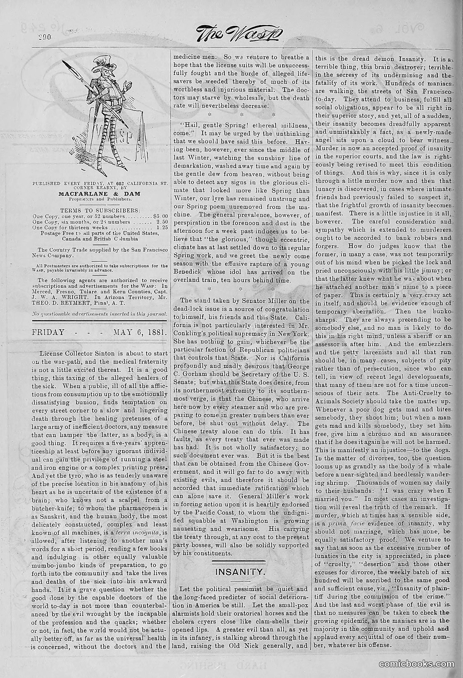 The Wasp — 1881 — page 371 of 532