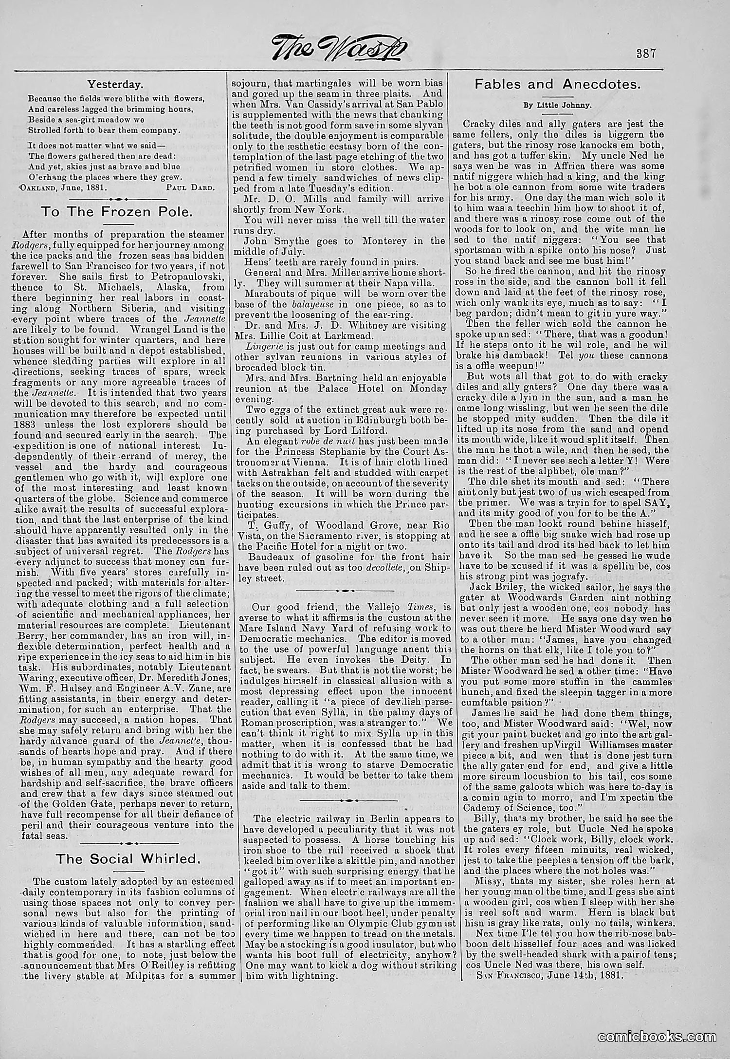 The Wasp — 1881 — page 492 of 532