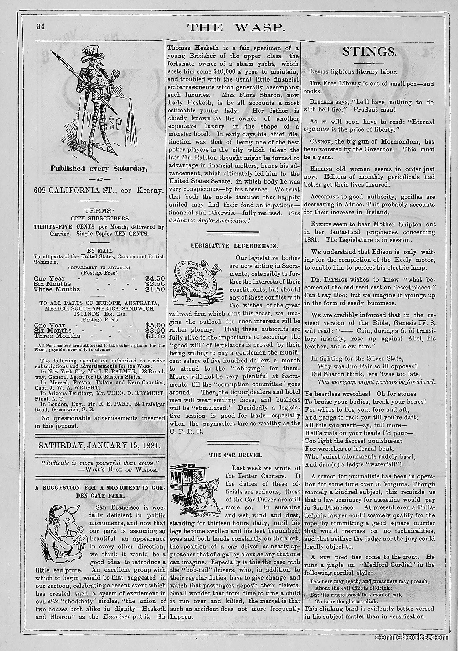The Wasp — 1881 — page 51 of 532