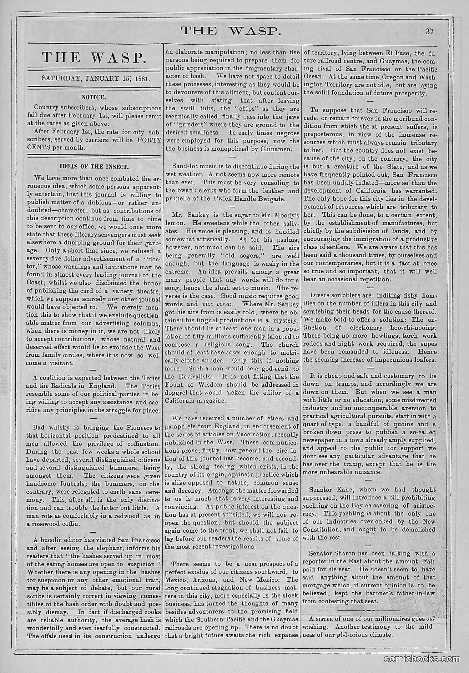 The Wasp — 1881 — page 54 of 532
