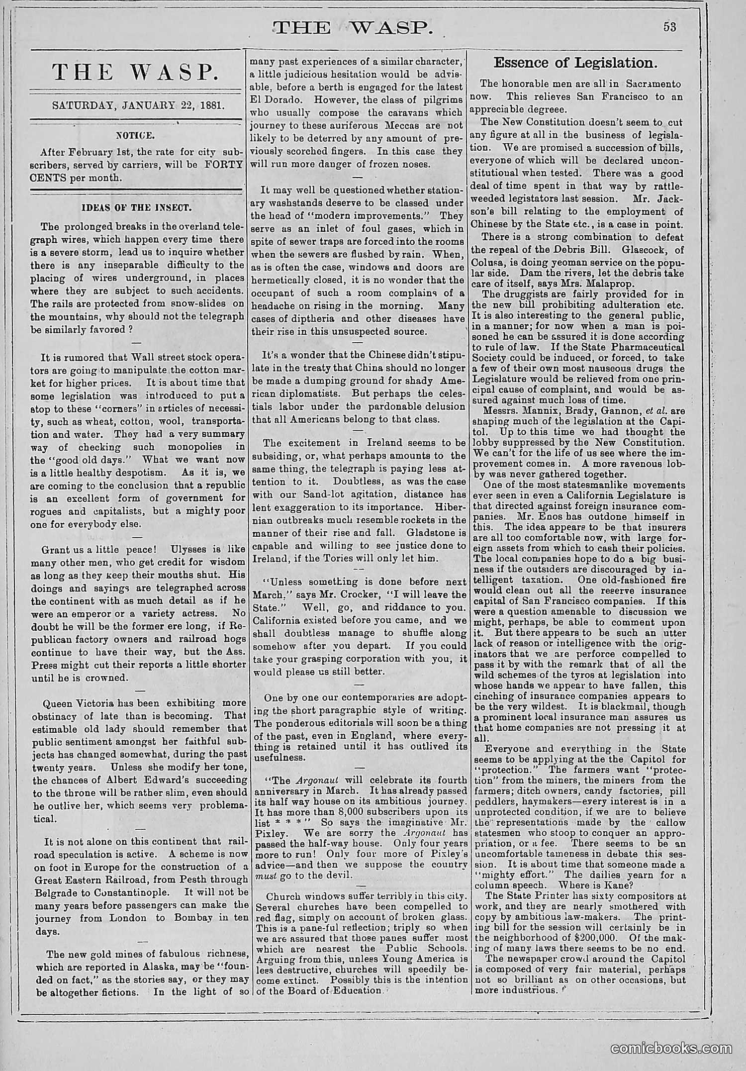 The Wasp — 1881 — page 74 of 532
