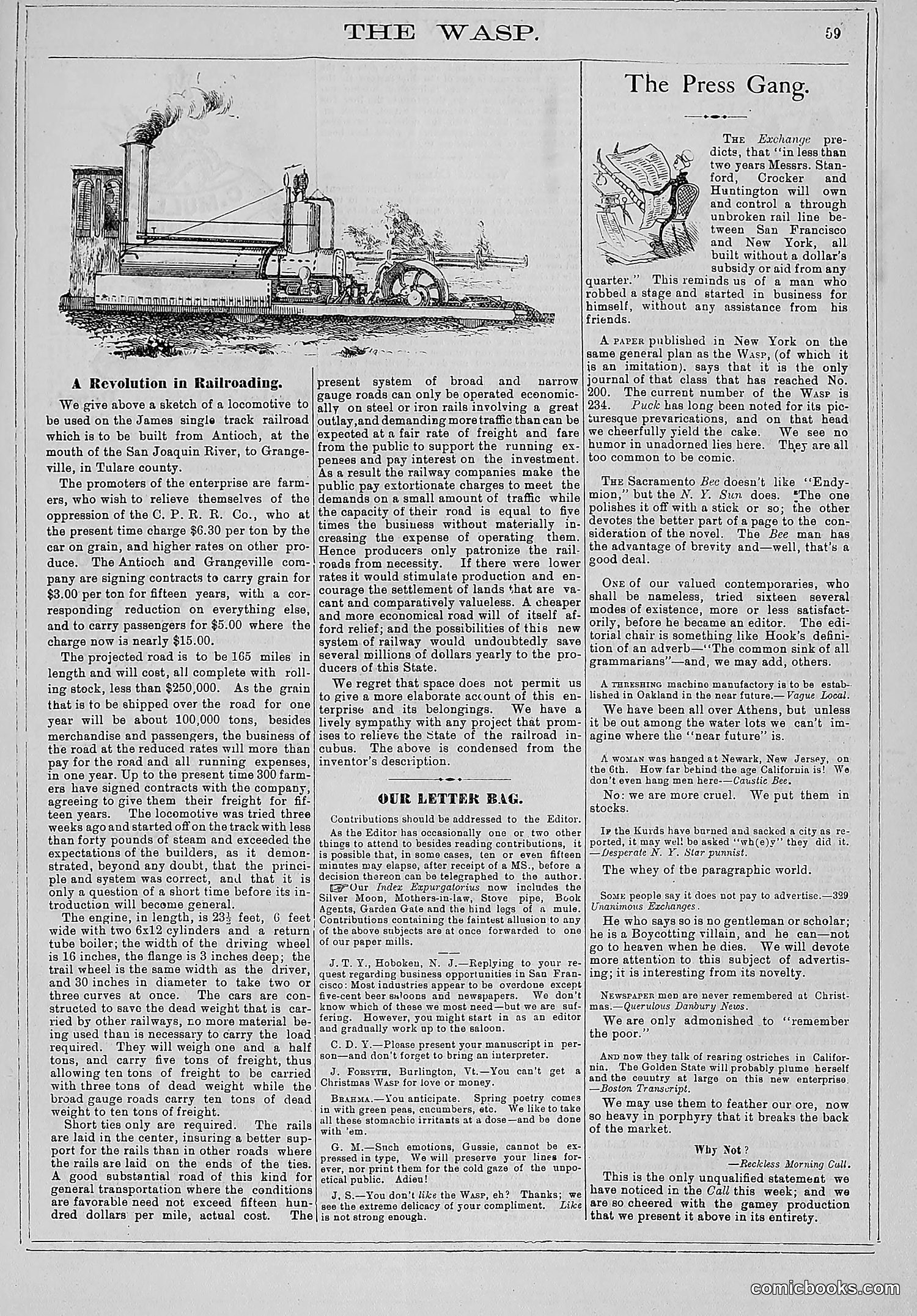 The Wasp — 1881 — page 80 of 532