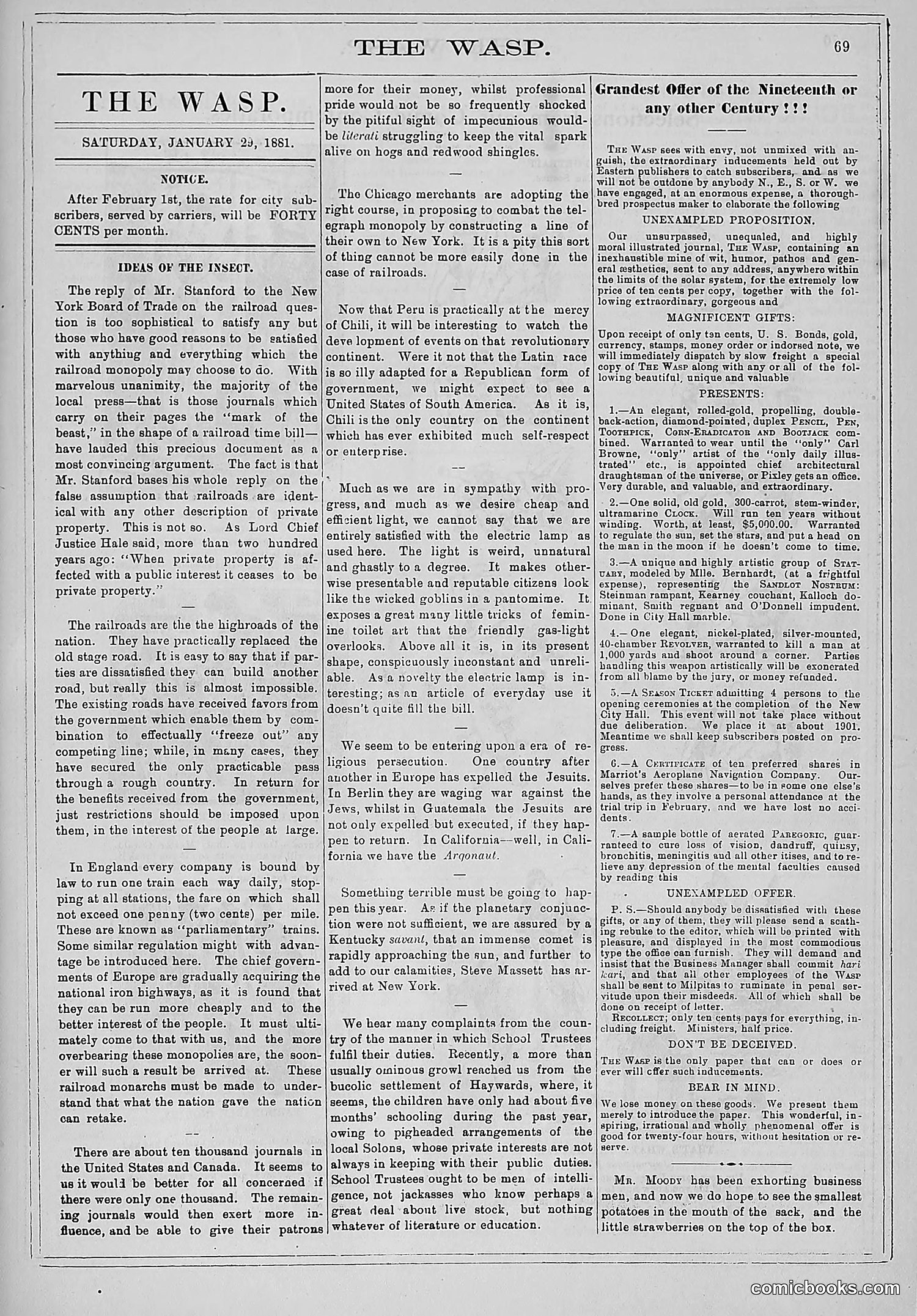 The Wasp — 1881 — page 94 of 532