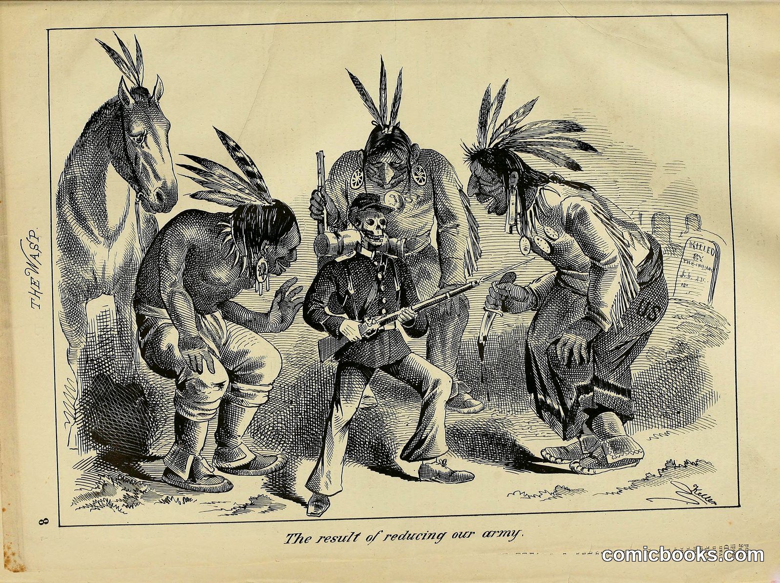 The Result of Reducing Our Army by George Frederick Keller