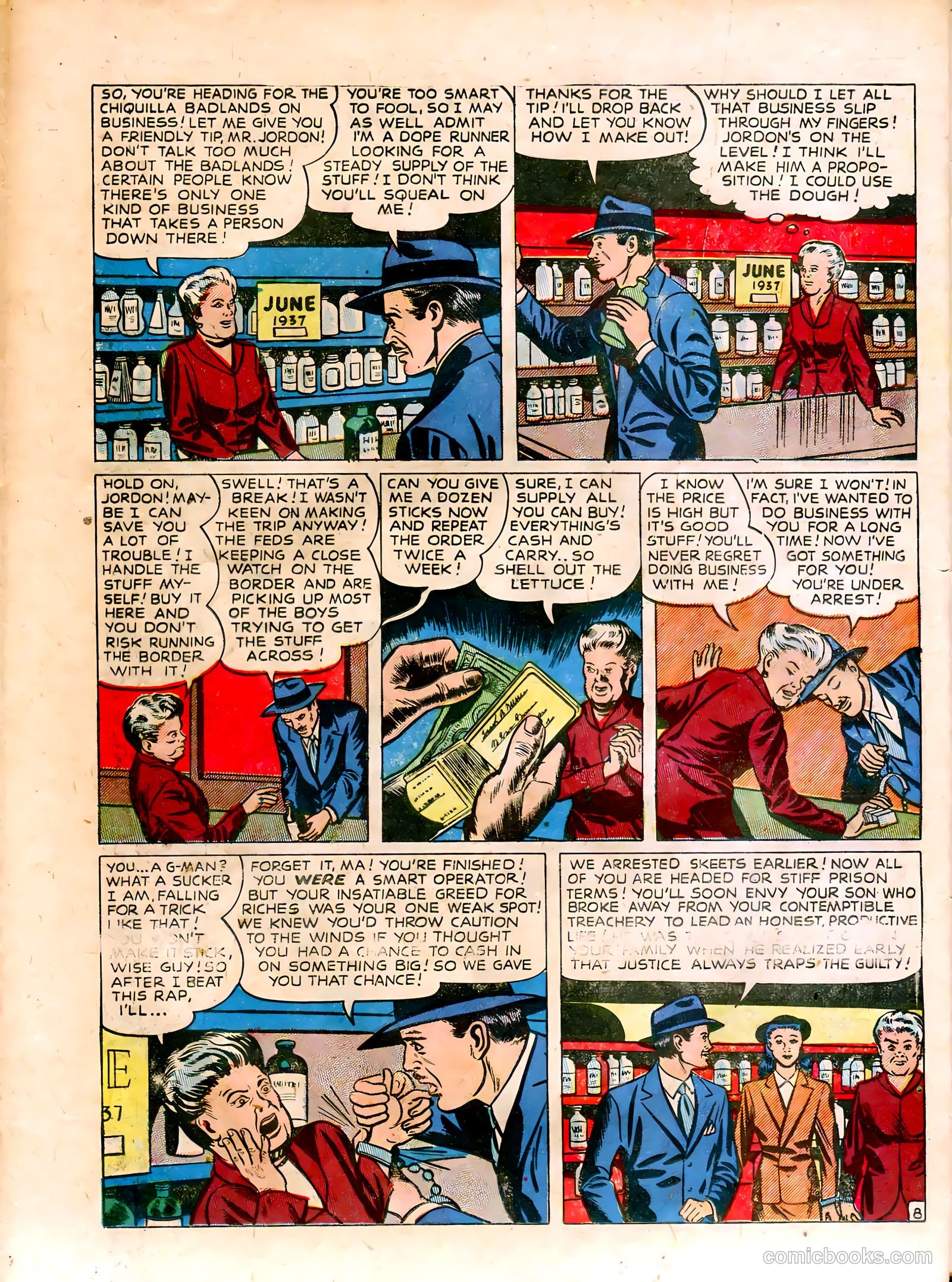 Justice Traps the Guilty #12 (1952) — page 38 of 52