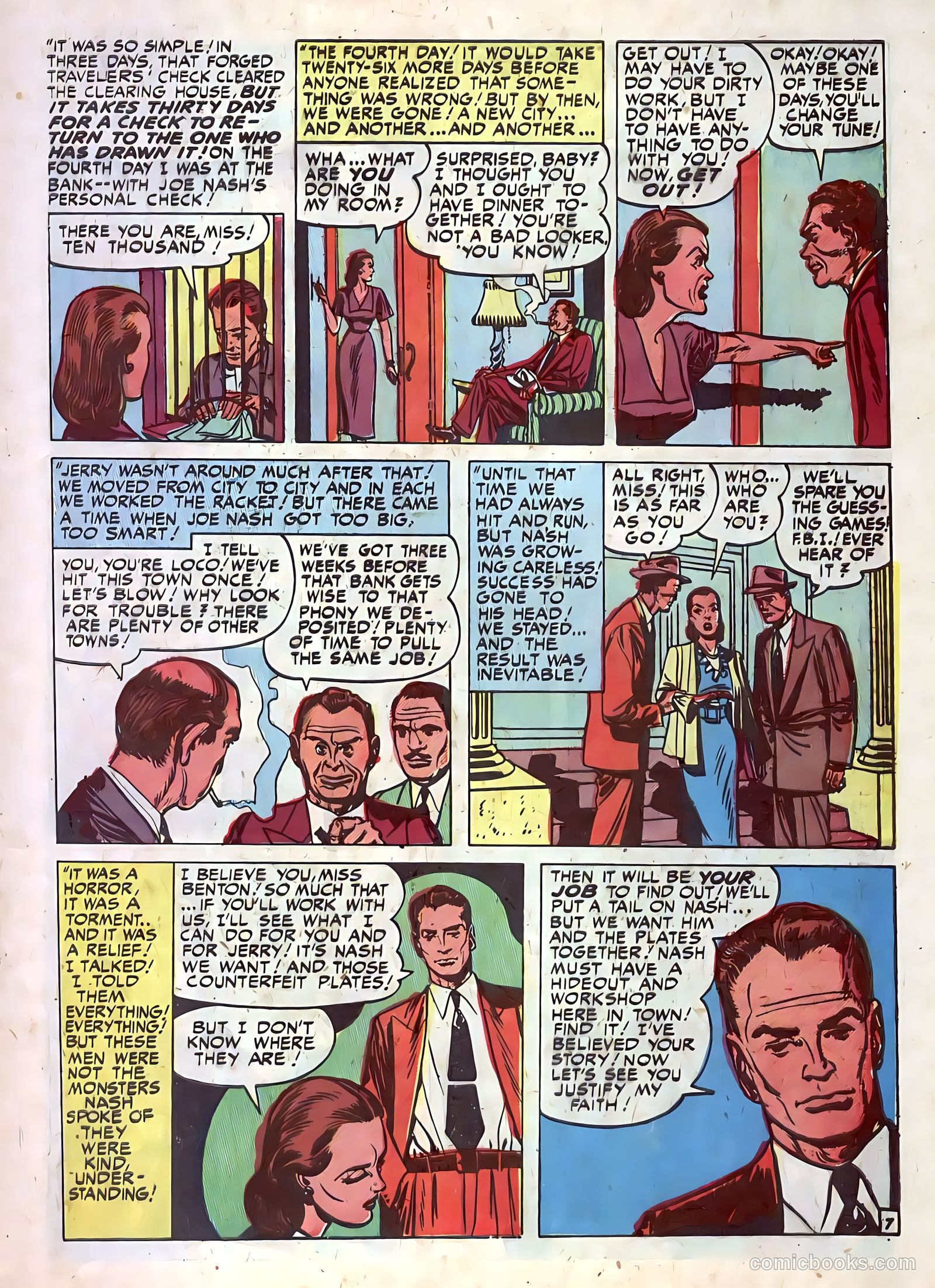 Justice Traps the Guilty #21 (1950) — page 9 of 52