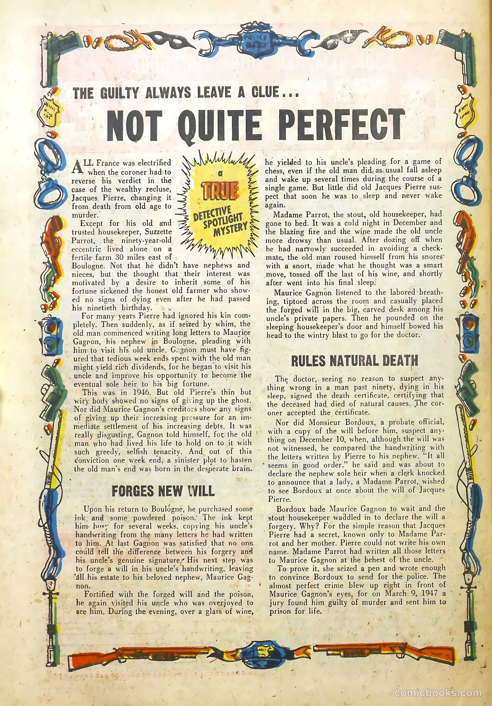 Justice Traps the Guilty #23 (1951) — page 40 of 52
