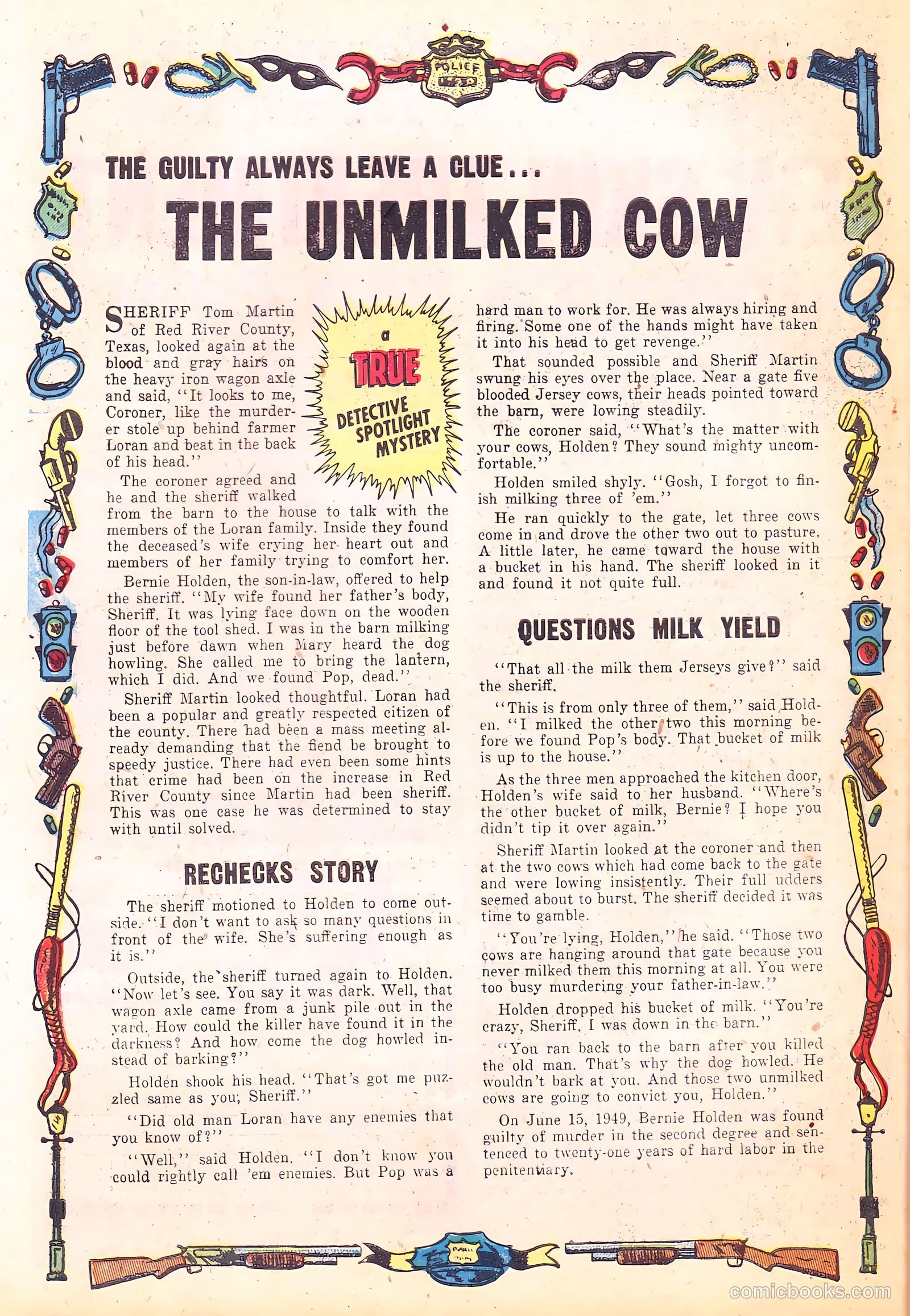 Justice Traps the Guilty #26 (1951) — page 40 of 52