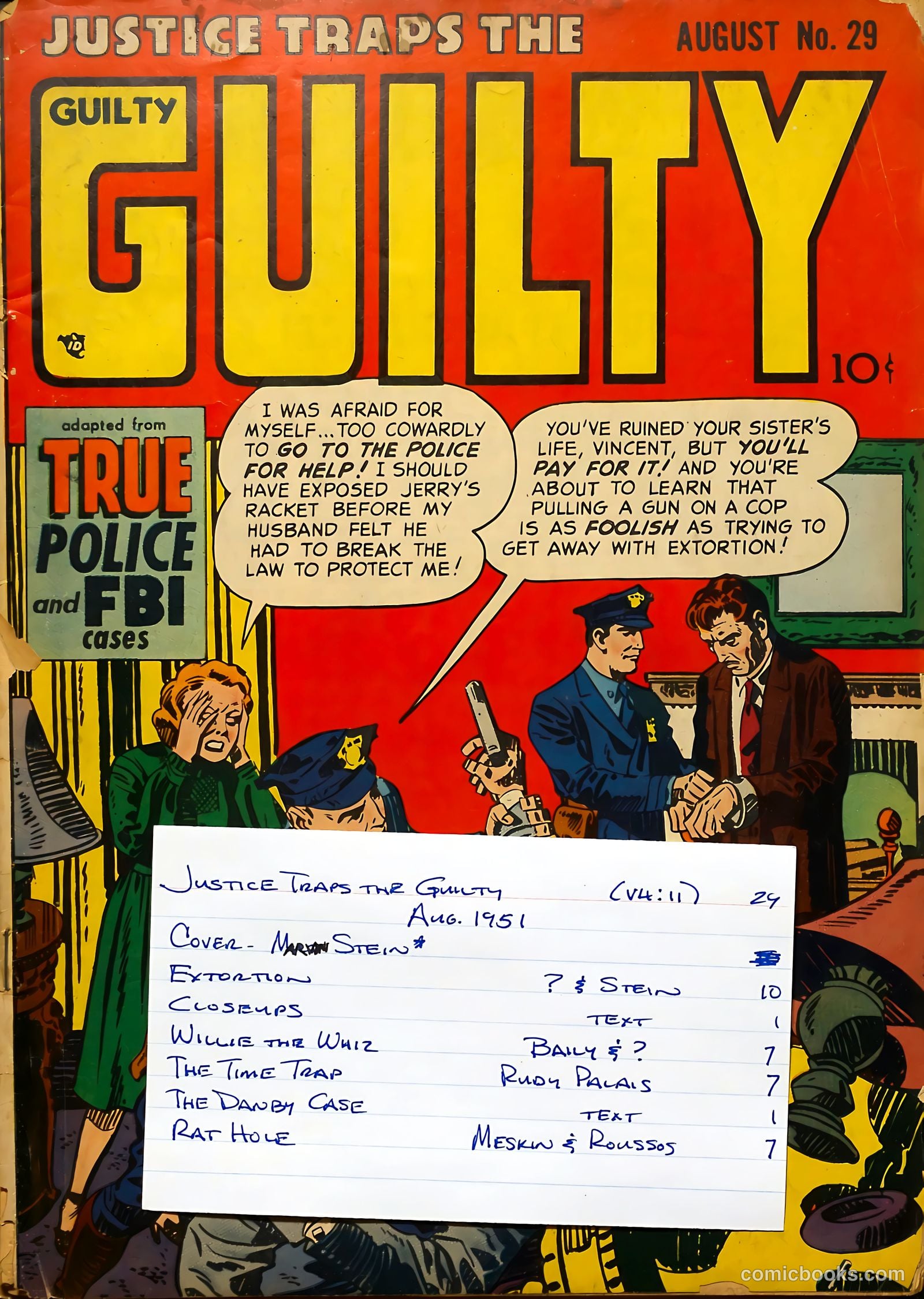 Justice Traps the Guilty #29 (1951) — page 45 of 45