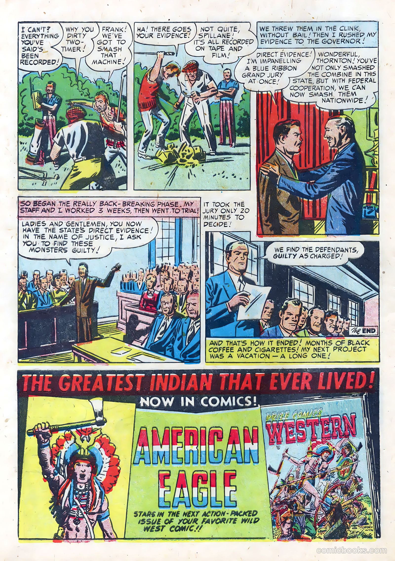 Justice Traps the Guilty #42 (1952) — page 40 of 44