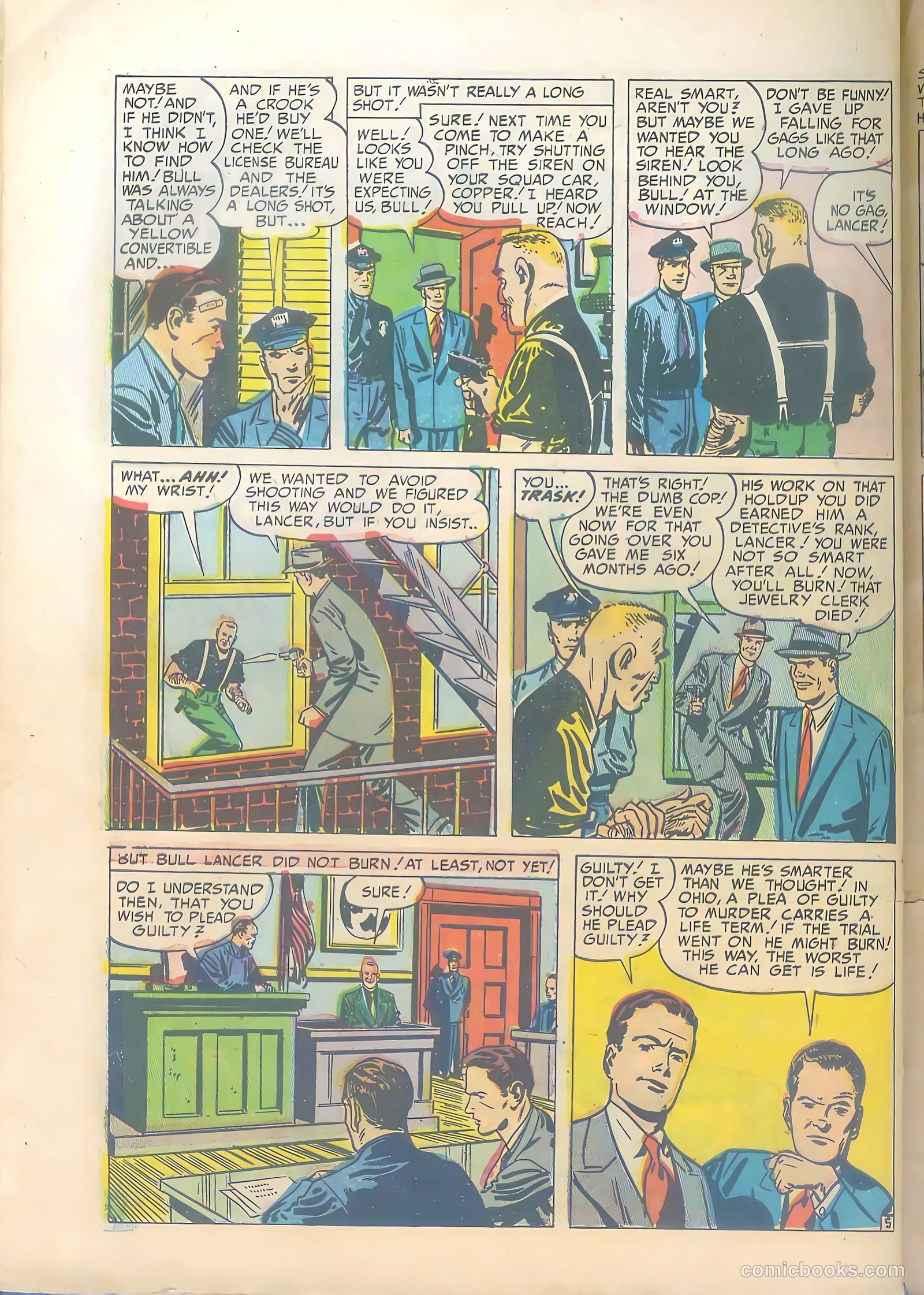Justice Traps the Guilty #43 (1952) — page 38 of 44