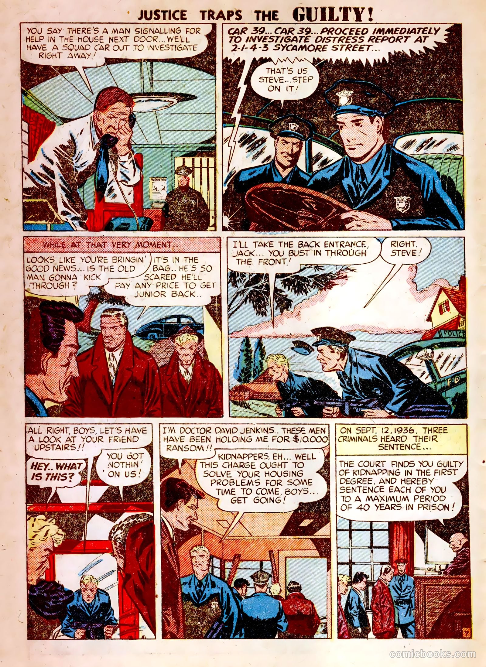 Justice Traps the Guilty #5 (1948) — page 40 of 52
