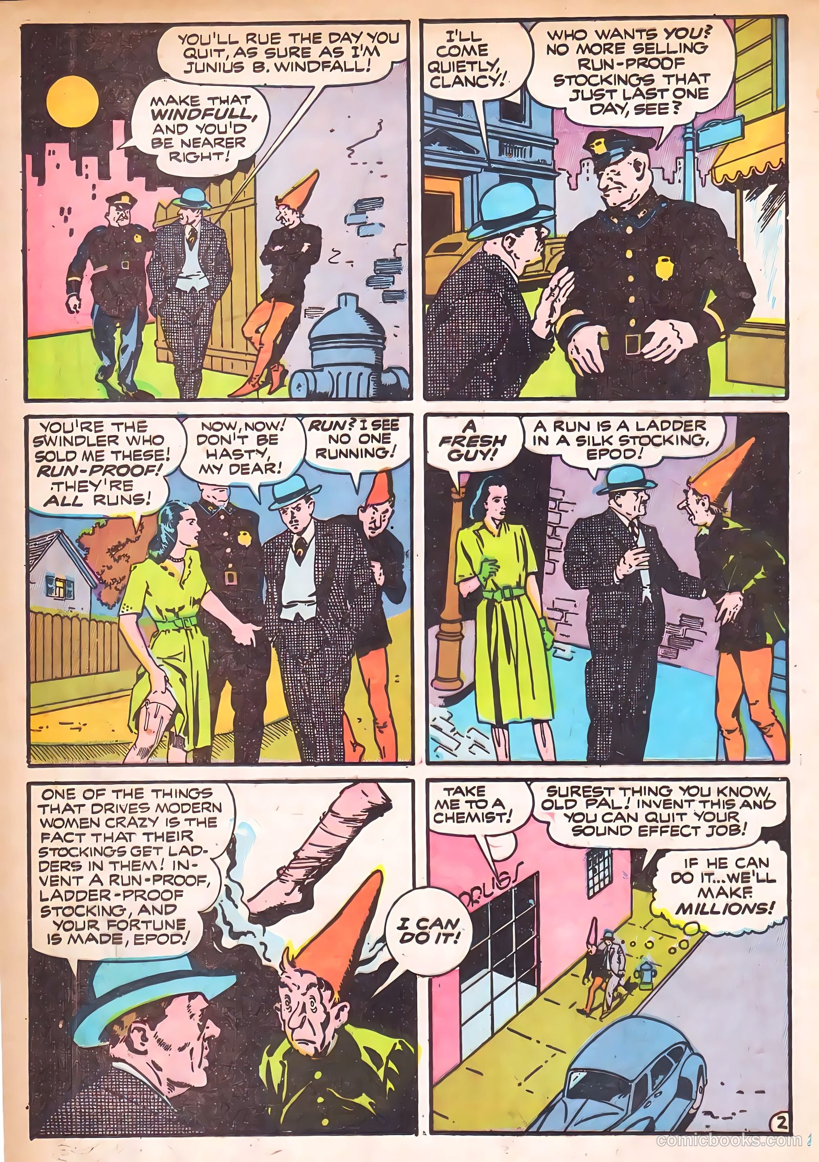 K-O Komics #1 (1945) — page 19 of 35