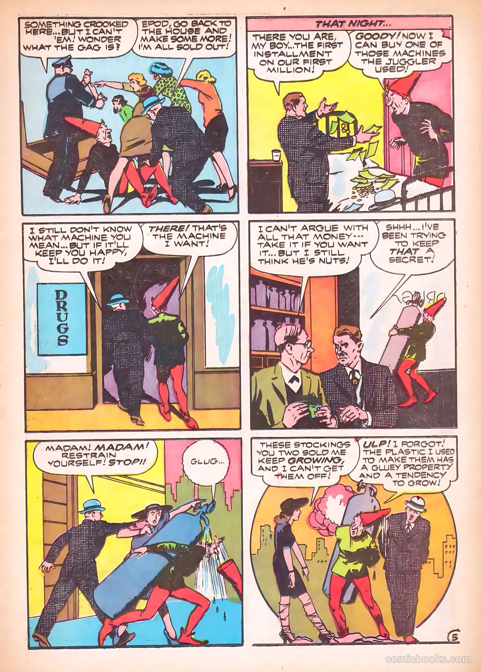 K-O Komics #1 (1945) — page 22 of 35