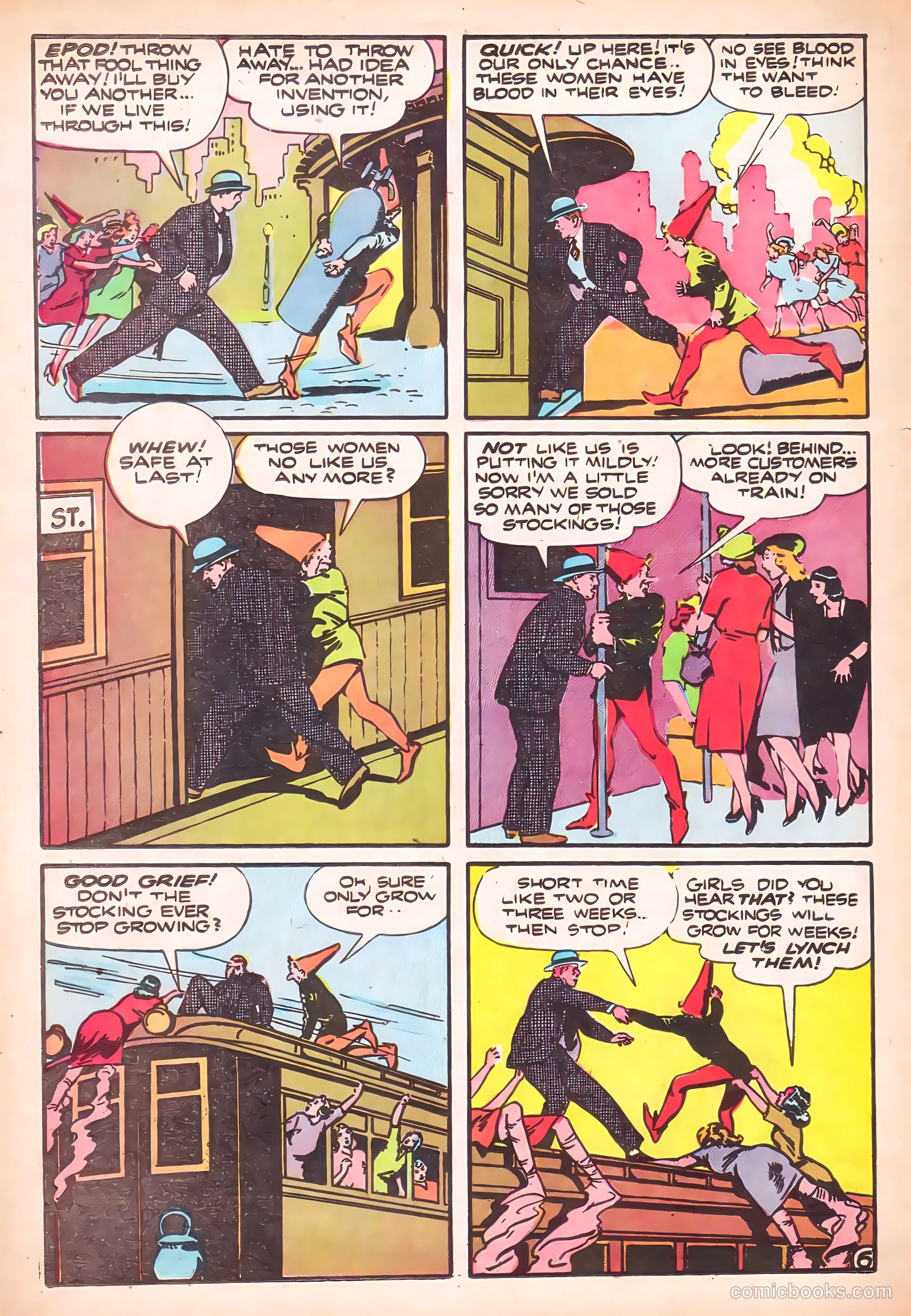 K-O Komics #1 (1945) — page 23 of 35