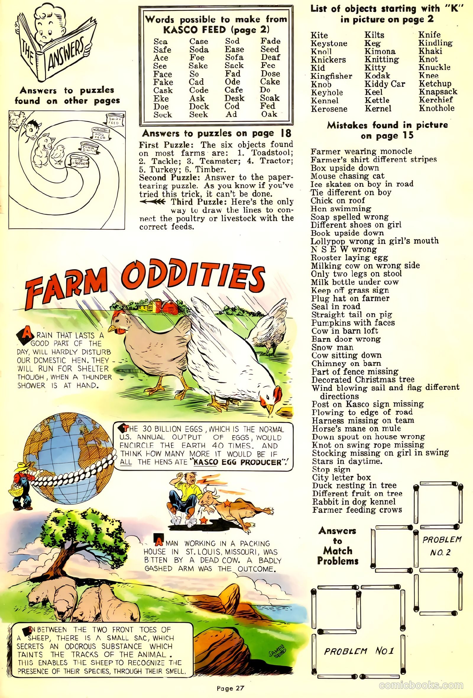 Kasco Komics #1 (1945) — page 20 of 28