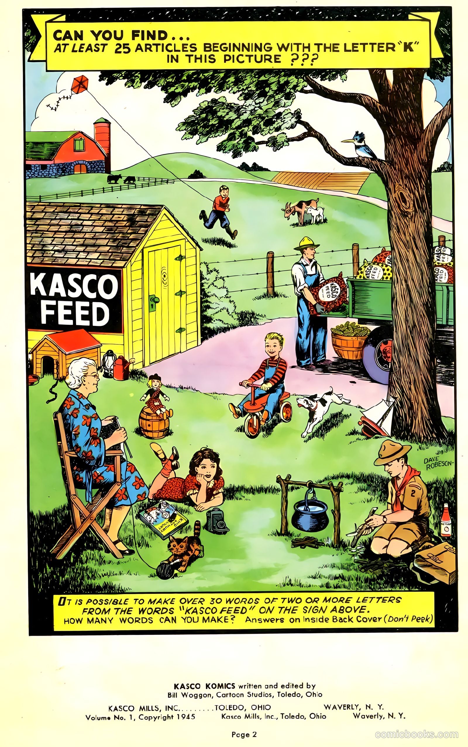 Kasco Komics #1 (1945) — page 22 of 28