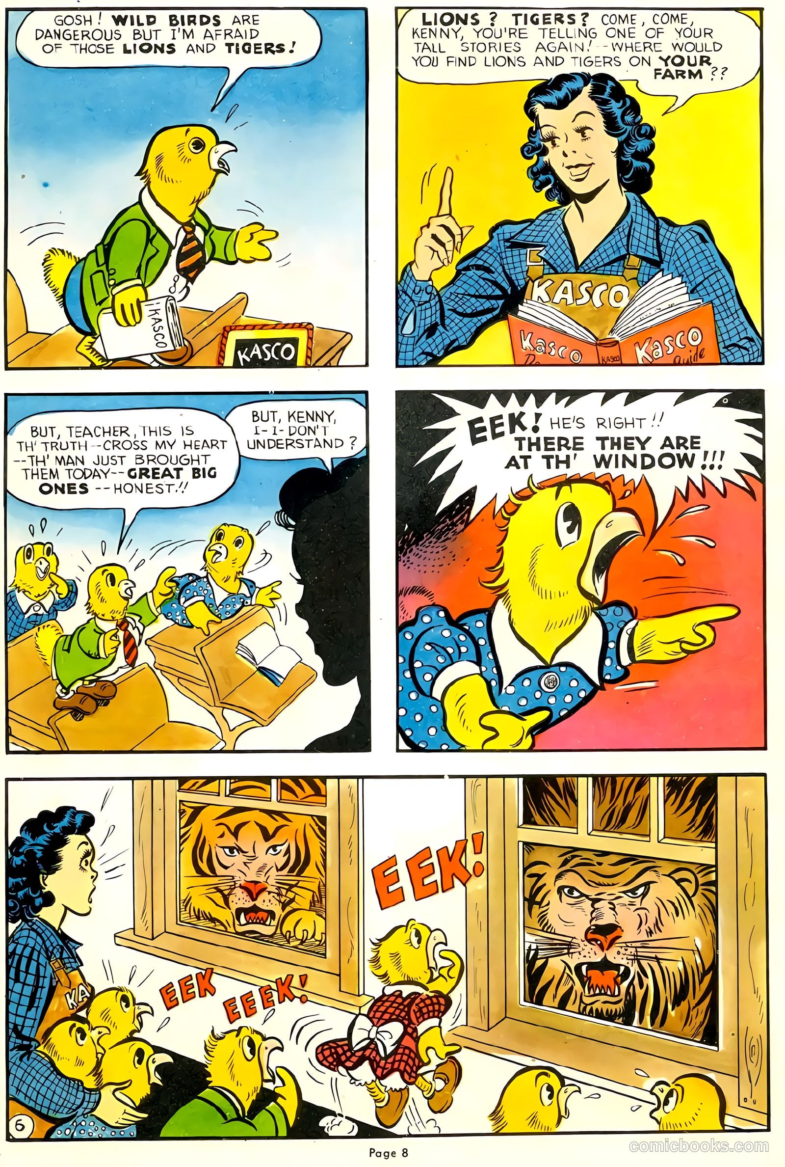 Kasco Komics #1 (1945) — page 28 of 28