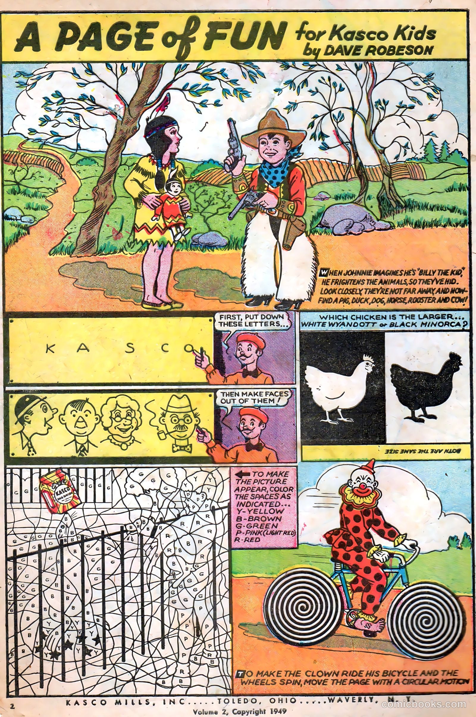Kasco Komics #2 (1949) — page 2 of 32